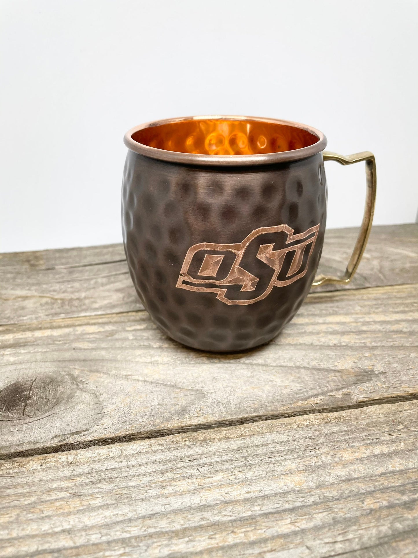 Oklahoma State University | OSU | Moscow Mule Mug | Pick Any Team | college team Copper Mug | Anniversary Gift | Father's Day Gift