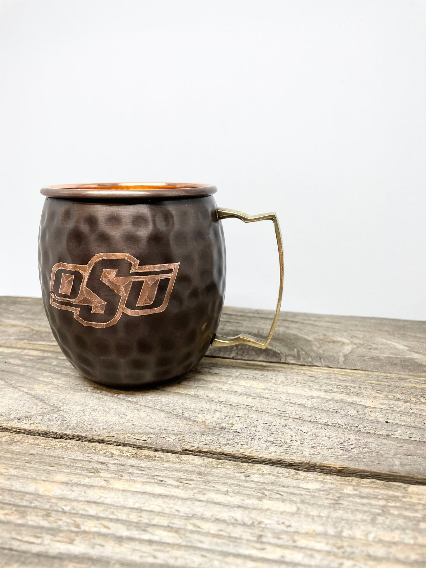 Oklahoma State University | OSU | Moscow Mule Mug | Pick Any Team | college team Copper Mug | Anniversary Gift | Father's Day Gift