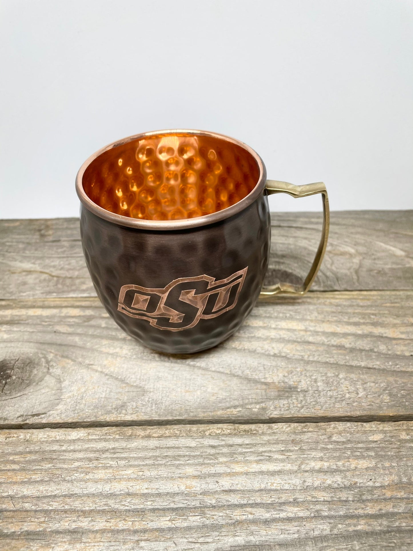 Oklahoma State University | OSU | Moscow Mule Mug | Pick Any Team | college team Copper Mug | Anniversary Gift | Father's Day Gift