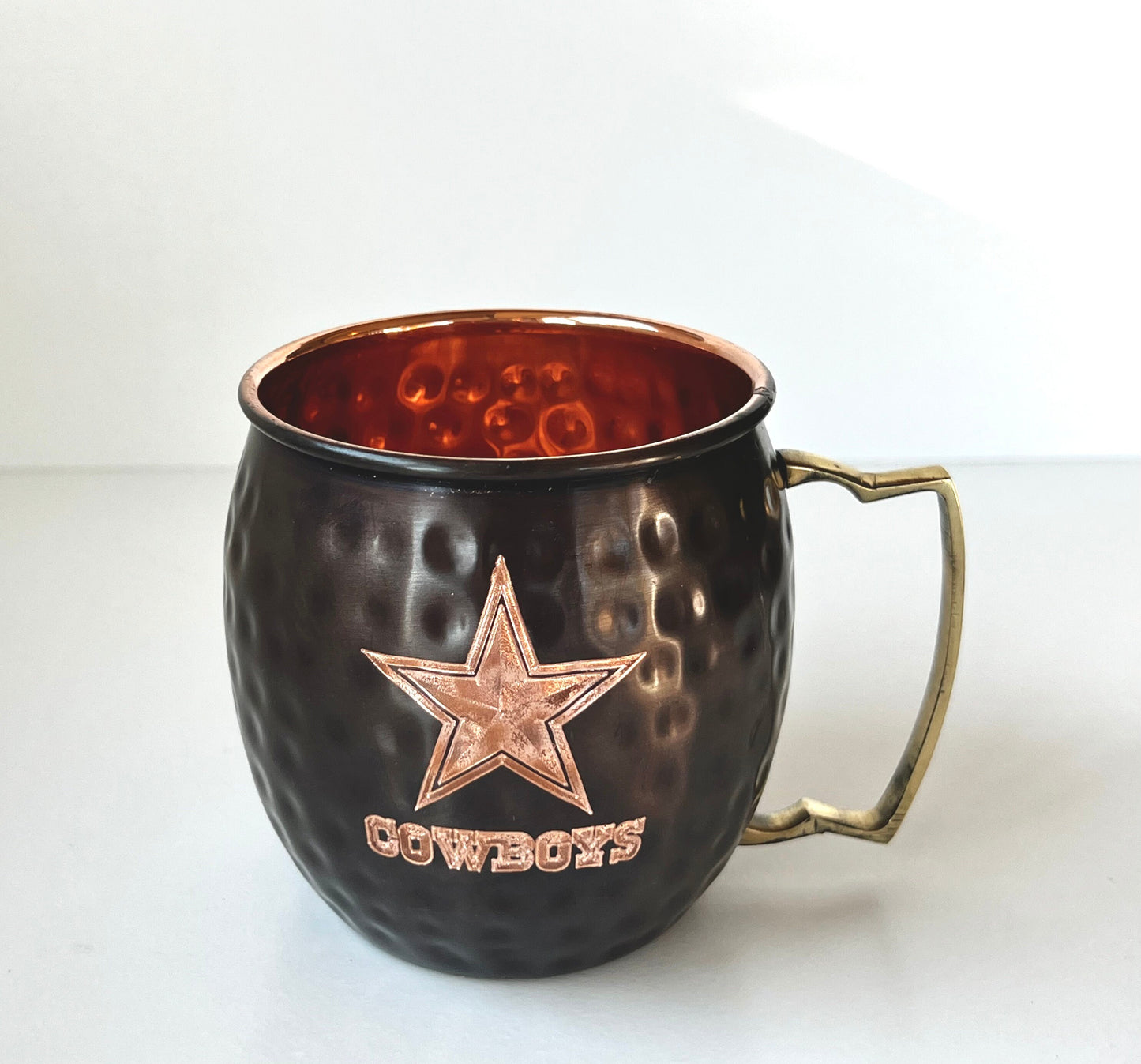Dallas Cowboys Moscow Mule Mug | Pick Any Team | NFL Copper Mug | Copper Gift | Anniversary Gift | Father's Day Gift | Seattle Seahawks Gif