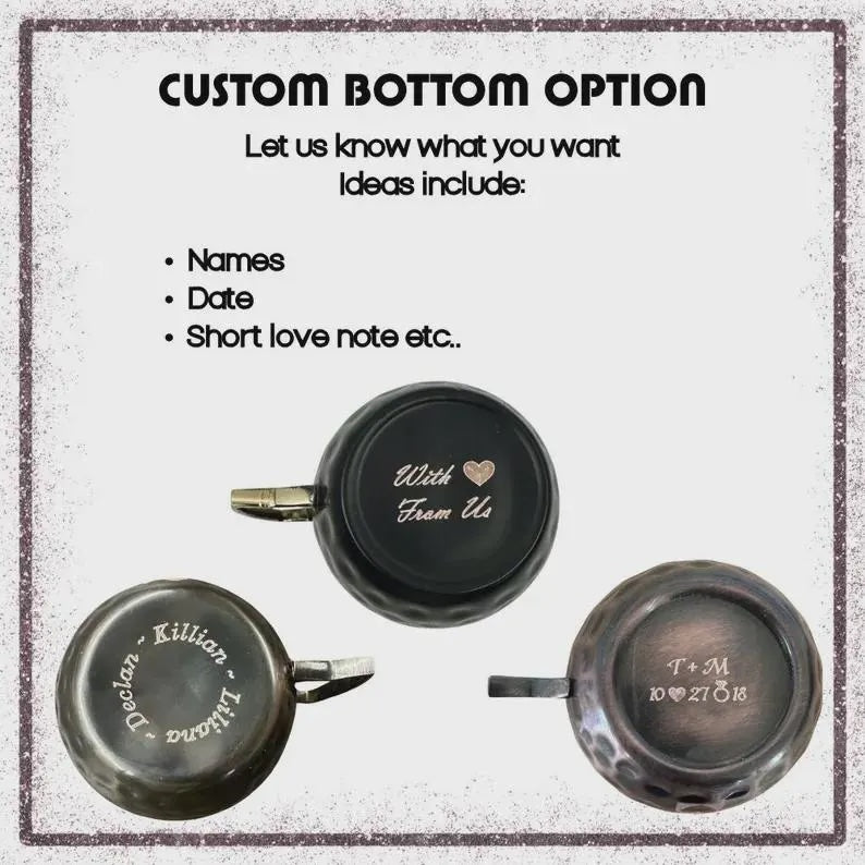 Mountain Moscow Mule Mug | Snow Capped Mountains | Valentines Gift | Copper Mug | Evergreen Trees | Gifts for Him | Gifts for Her |Outdoors