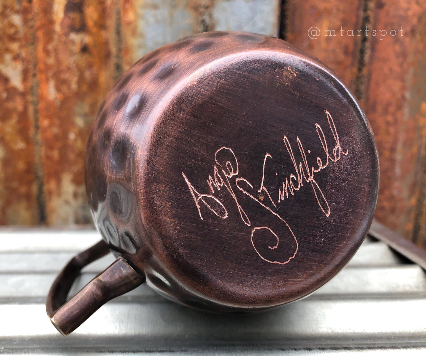 Fly Rod Moscow Mule Mug | Copper Mug | Fly Fishing Gift | Fisherman Gift | Personalized Gift| Anniversary Gift | Gifts for Him |Fishing Gear