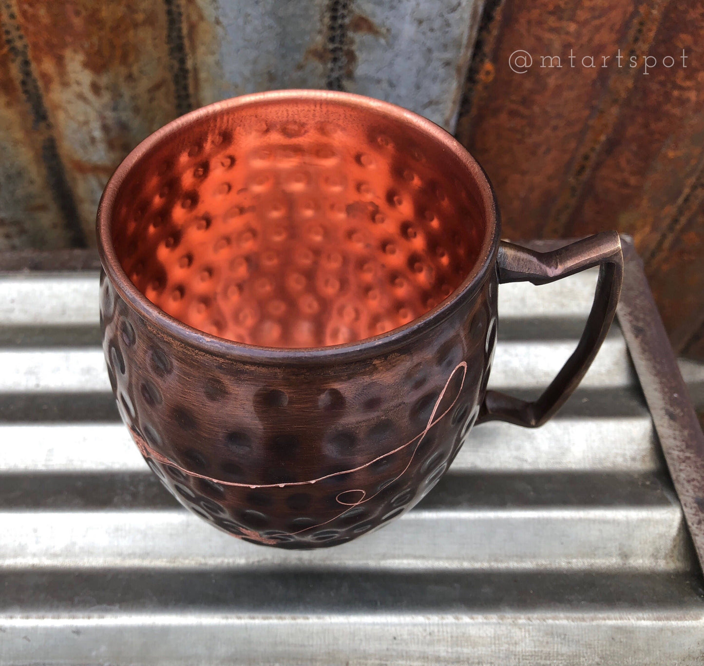 Fly Rod Moscow Mule Mug | Copper Mug | Fly Fishing Gift | Fisherman Gift | Personalized Gift| Anniversary Gift | Gifts for Him |Fishing Gear