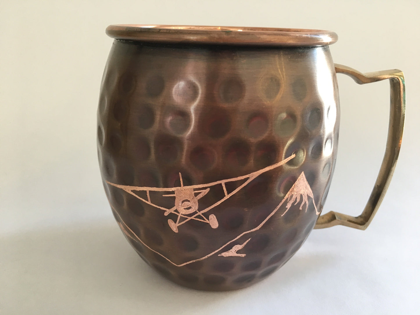 Bush Plane| Moscow Mule Mug | Plane Enthusiast Gift | Father's Day Gift | Bush Plane Present | Bush Plane Gift | Pilot Gift | Copper Gift