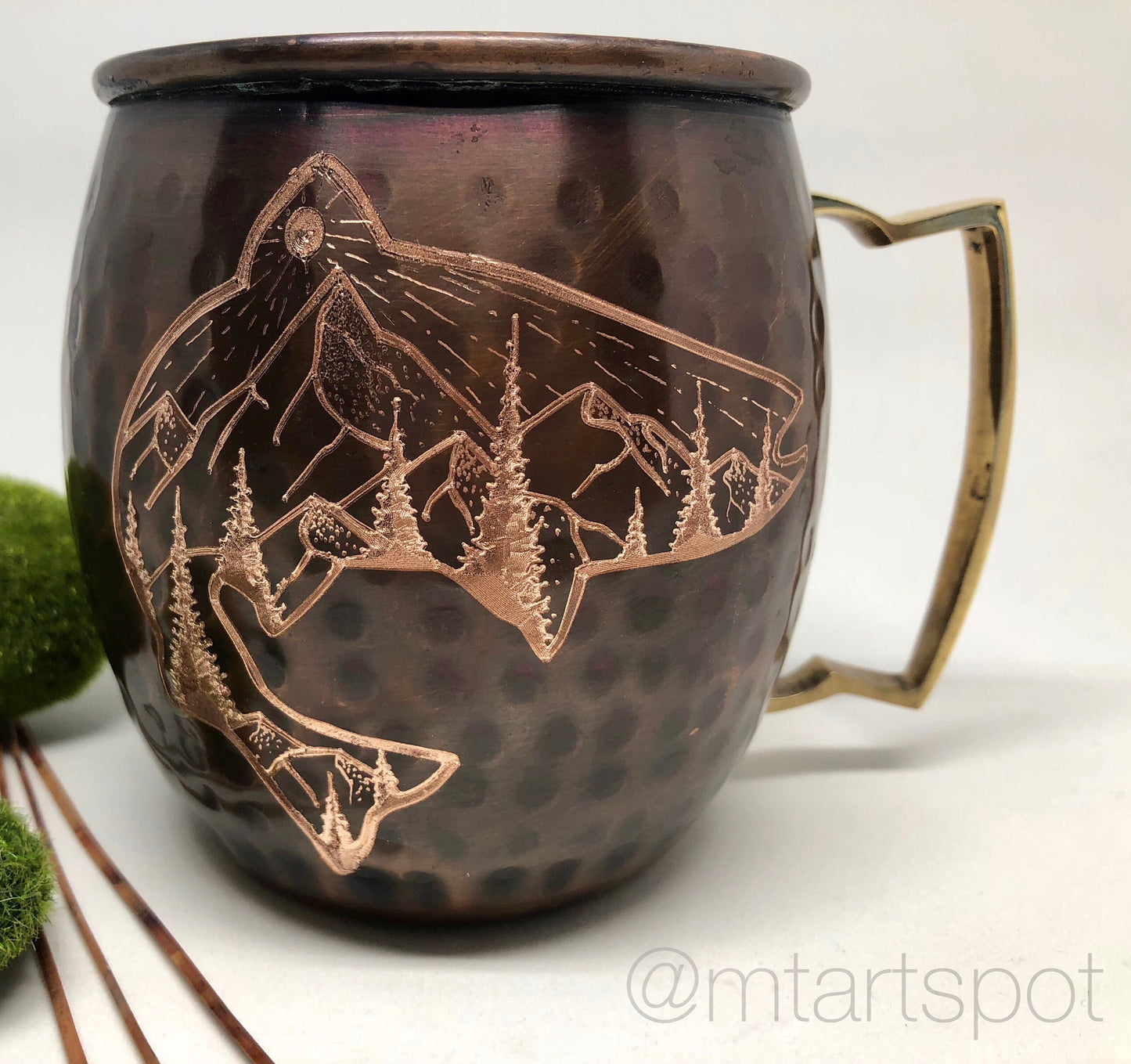 Rocky Mountain Fish | Moscow Mule Mug | Copper Mug | Fly Fishing Gift | Fisherman Gift | Personalized Gift| Anniversary Gift | Wedding Gift