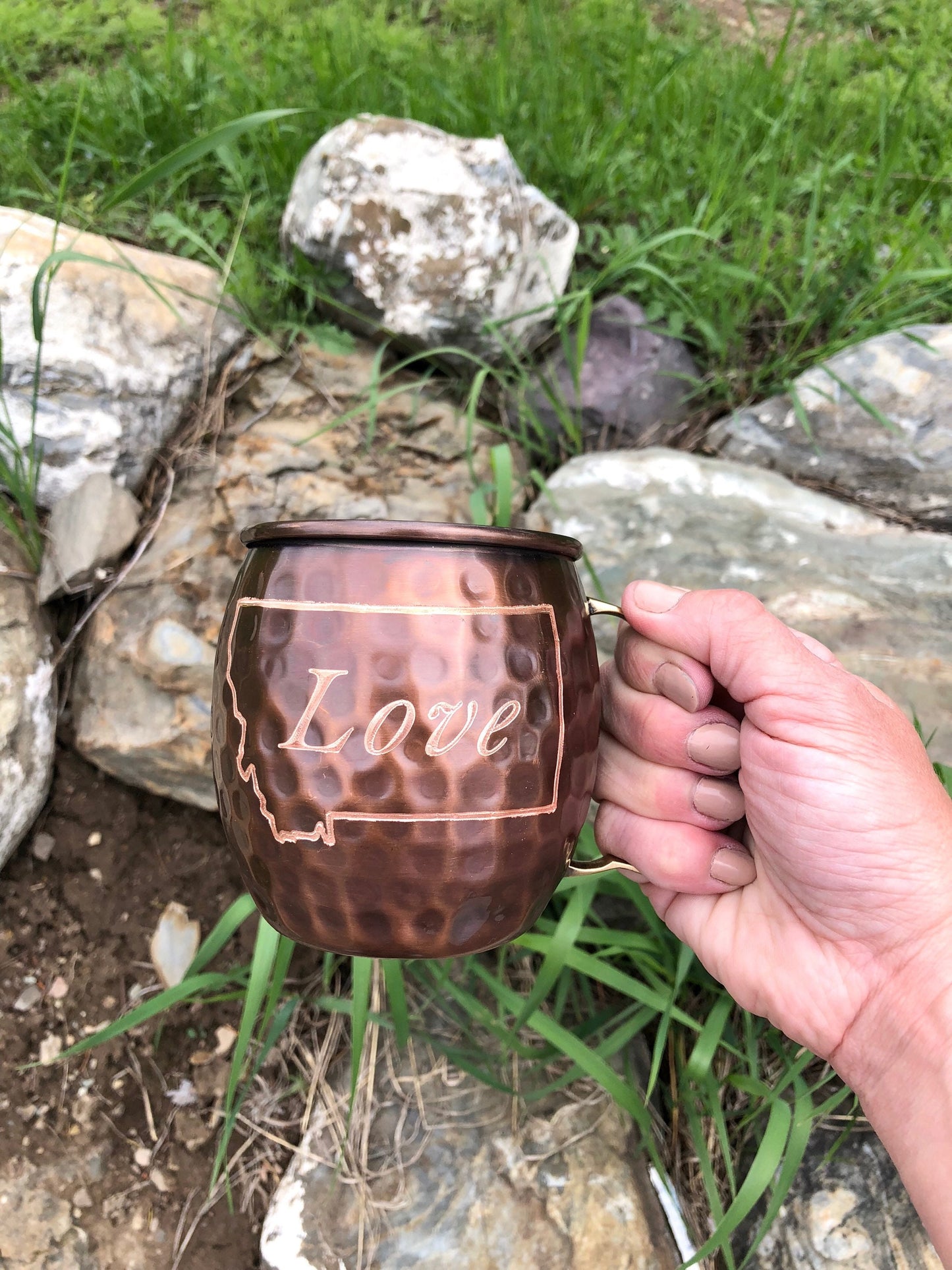 Montana Love Moscow Mule Mug | Copper Gift | Personalized Gift | Montana Living | Montana Gift | Graduation Gift | Gifts for her | Birthdays