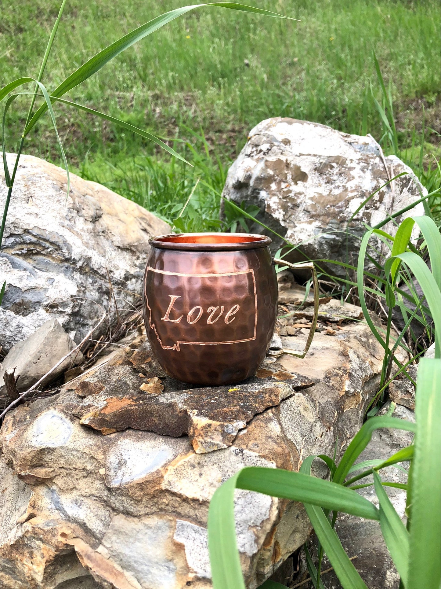 Montana Love Moscow Mule Mug | Copper Gift | Personalized Gift | Montana Living | Montana Gift | Graduation Gift | Gifts for her | Birthdays