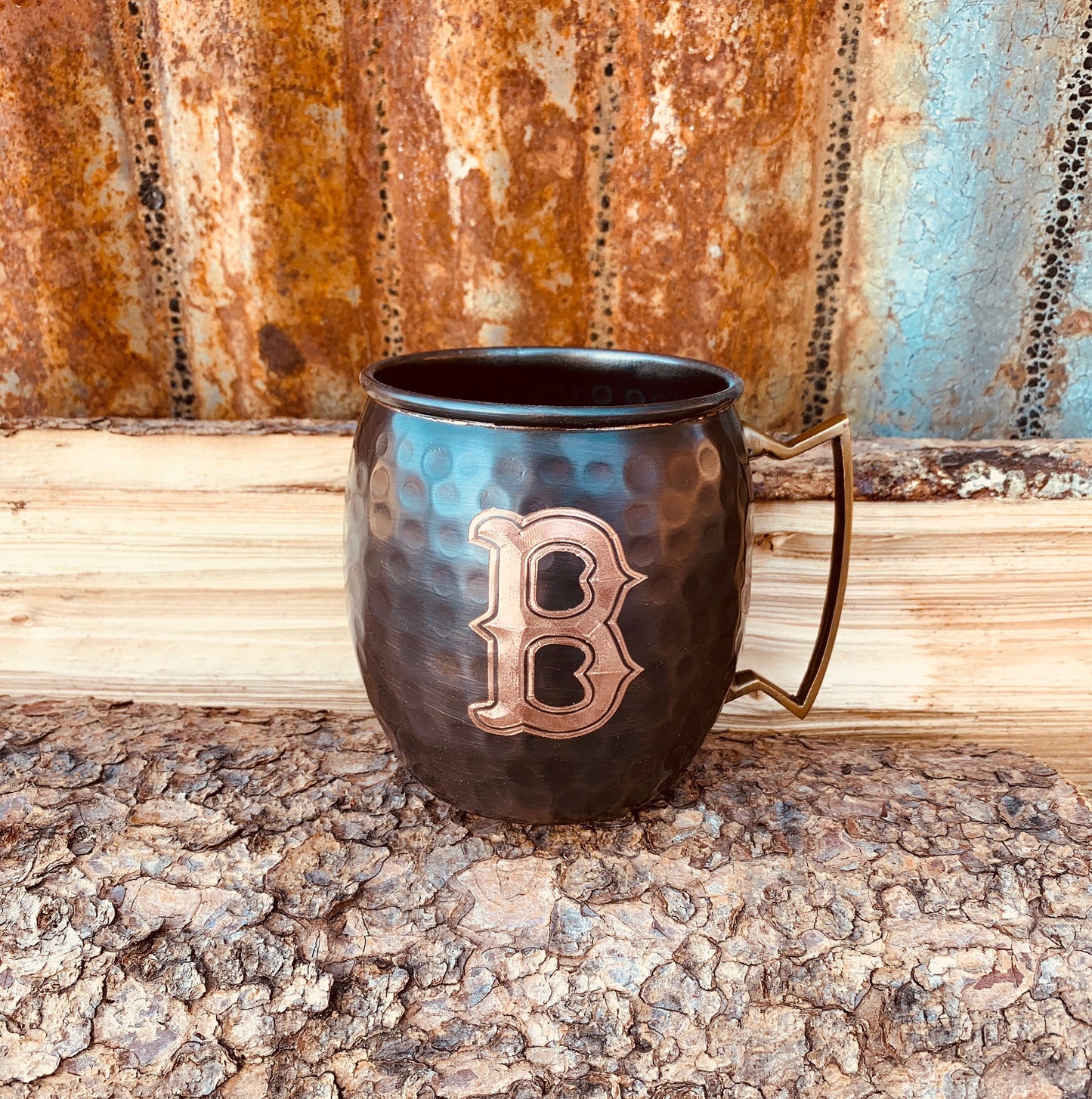 Boston Red Sox Moscow Mule Mug | Antiqued | Hammered | Other teams available | Request Customization