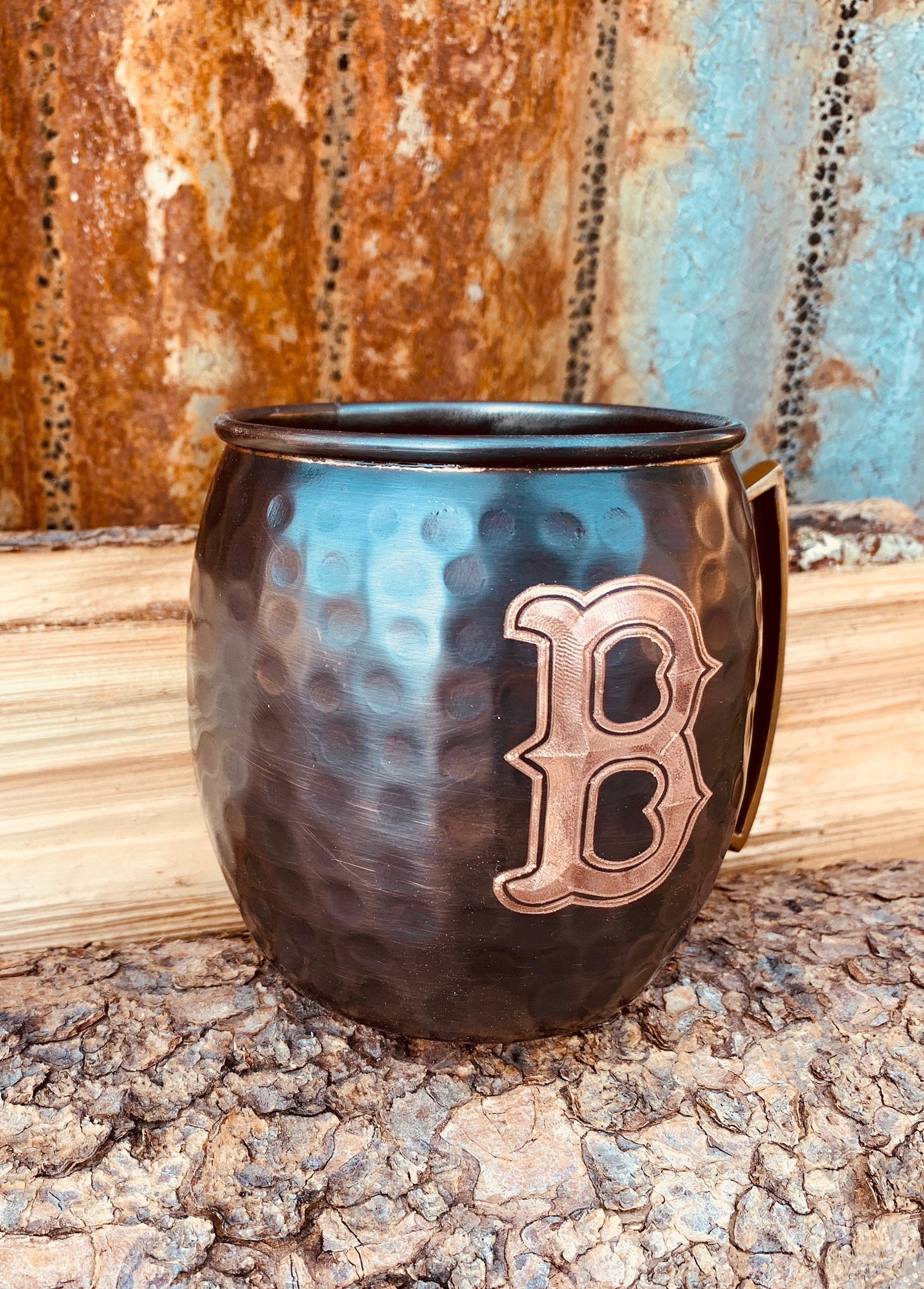 Boston Red Sox Moscow Mule Mug | Antiqued | Hammered | Other teams available | Request Customization