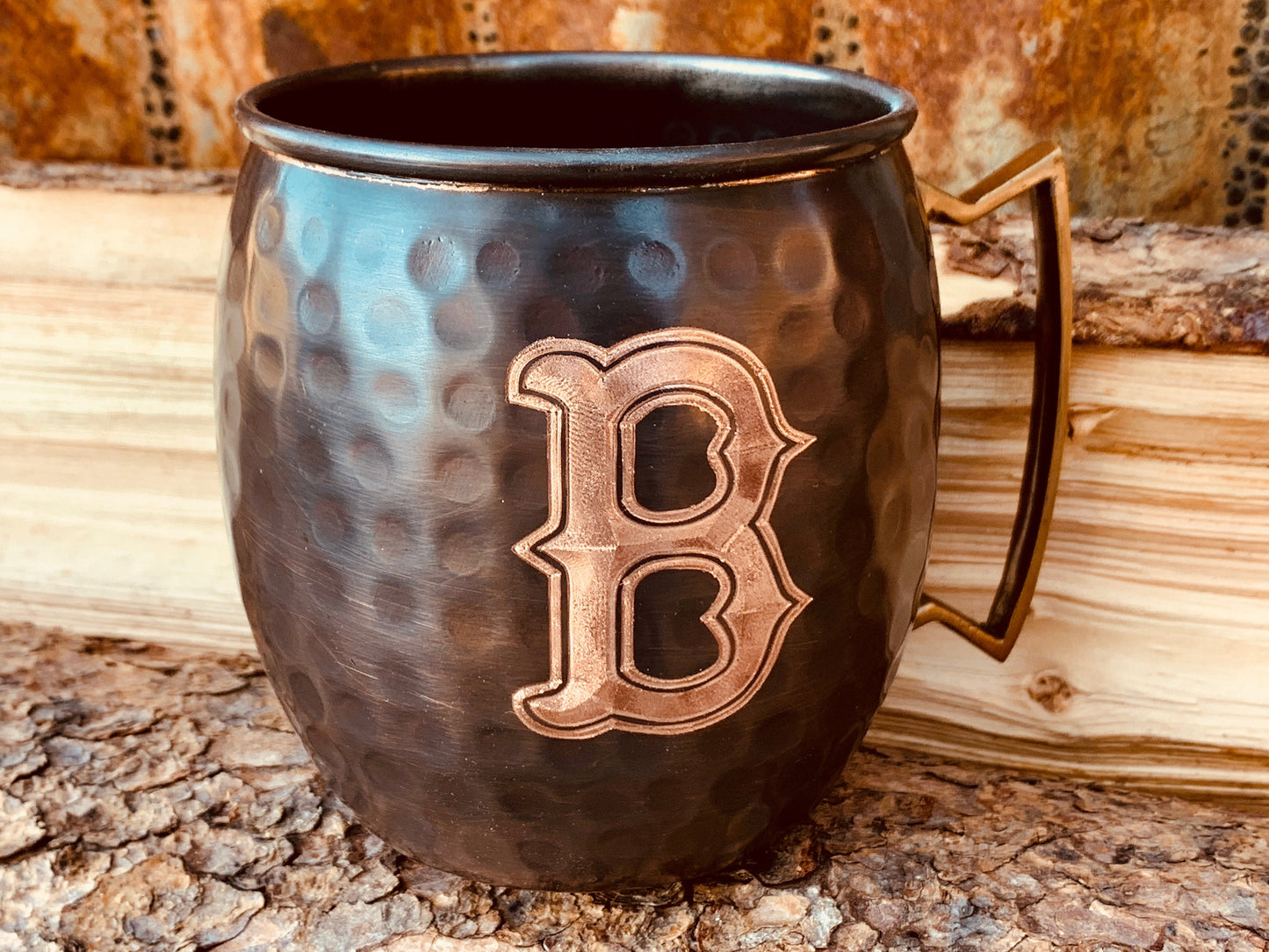 Boston Red Sox Moscow Mule Mug | Antiqued | Hammered | Other teams available | Request Customization