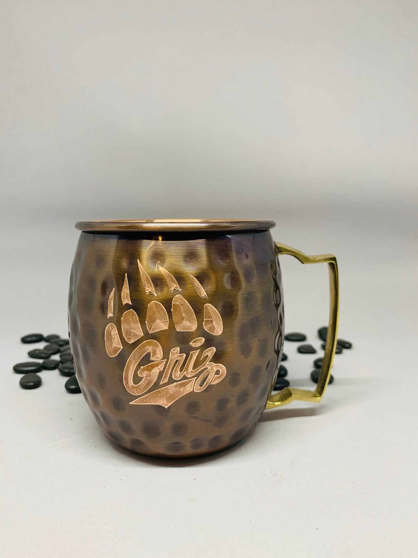 Montana Grizzlies Moscow Mule Mug | University of Montana | Griz |Pick Any Team | Copper Gift |Anniversary Gift | U of M