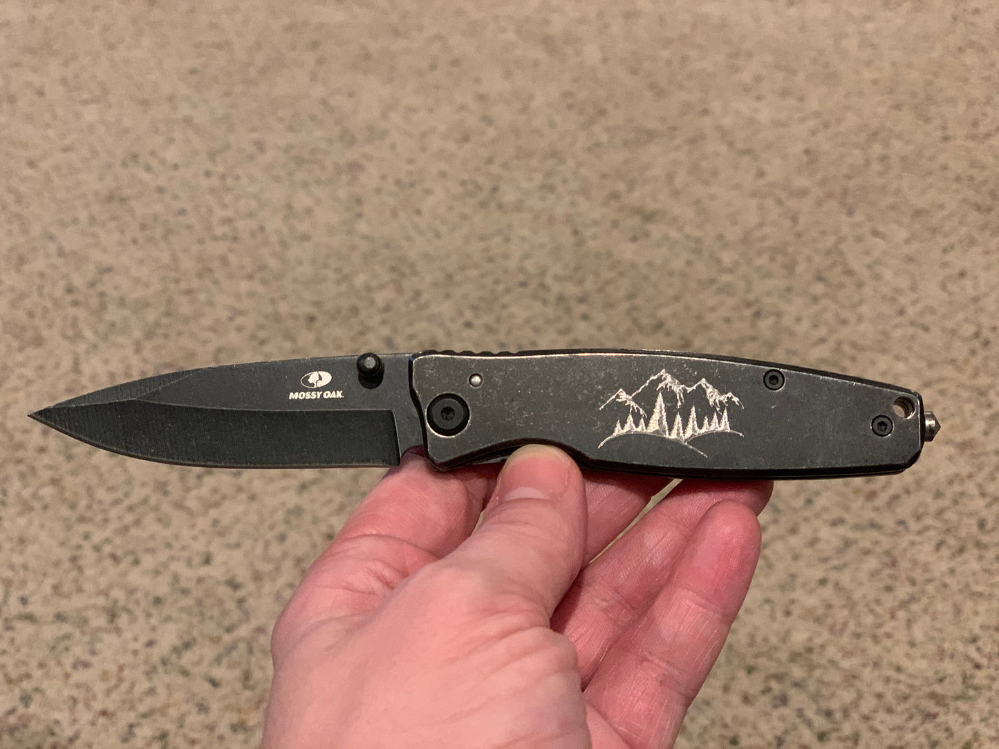 Mountain Folding Pocket | Engraved Gift | Stainless Steel Gift | Outdoorsman Gift | Gifts for him | Personalized Gift | All Purpose Gift