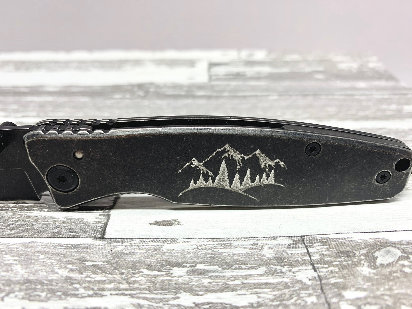 Mountain Folding Pocket | Engraved Gift | Stainless Steel Gift | Outdoorsman Gift | Gifts for him | Personalized Gift | All Purpose Gift