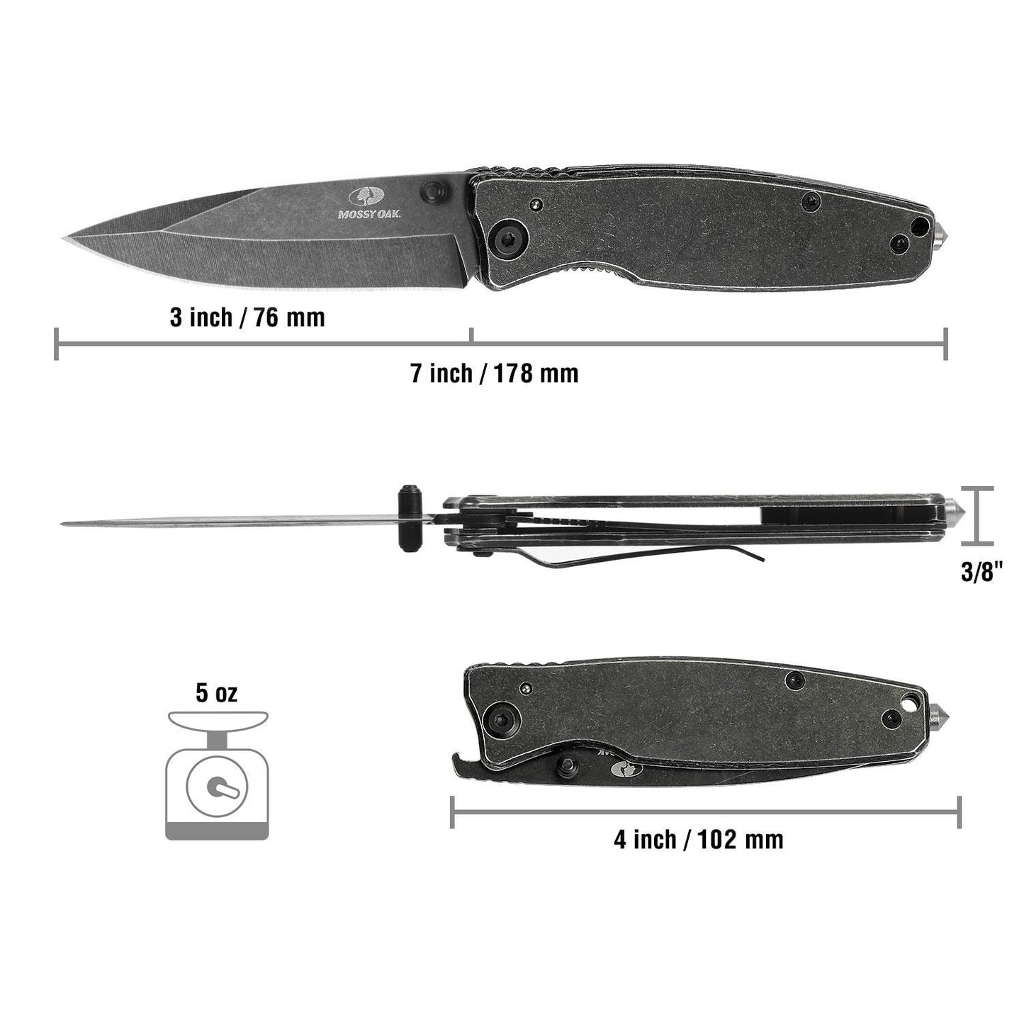 Fish Folding Pocket Knife | 10 year anniversary gift | Stainless Steel | Etched Gift |  Personalized  Gift | Outdoorsman Gift | Man cave