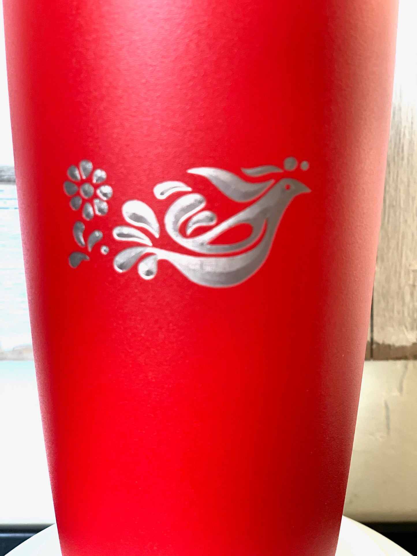 Pyrex Friendship Inspired 20 OZ insulated Tumbler with Lid and Option to Personalize