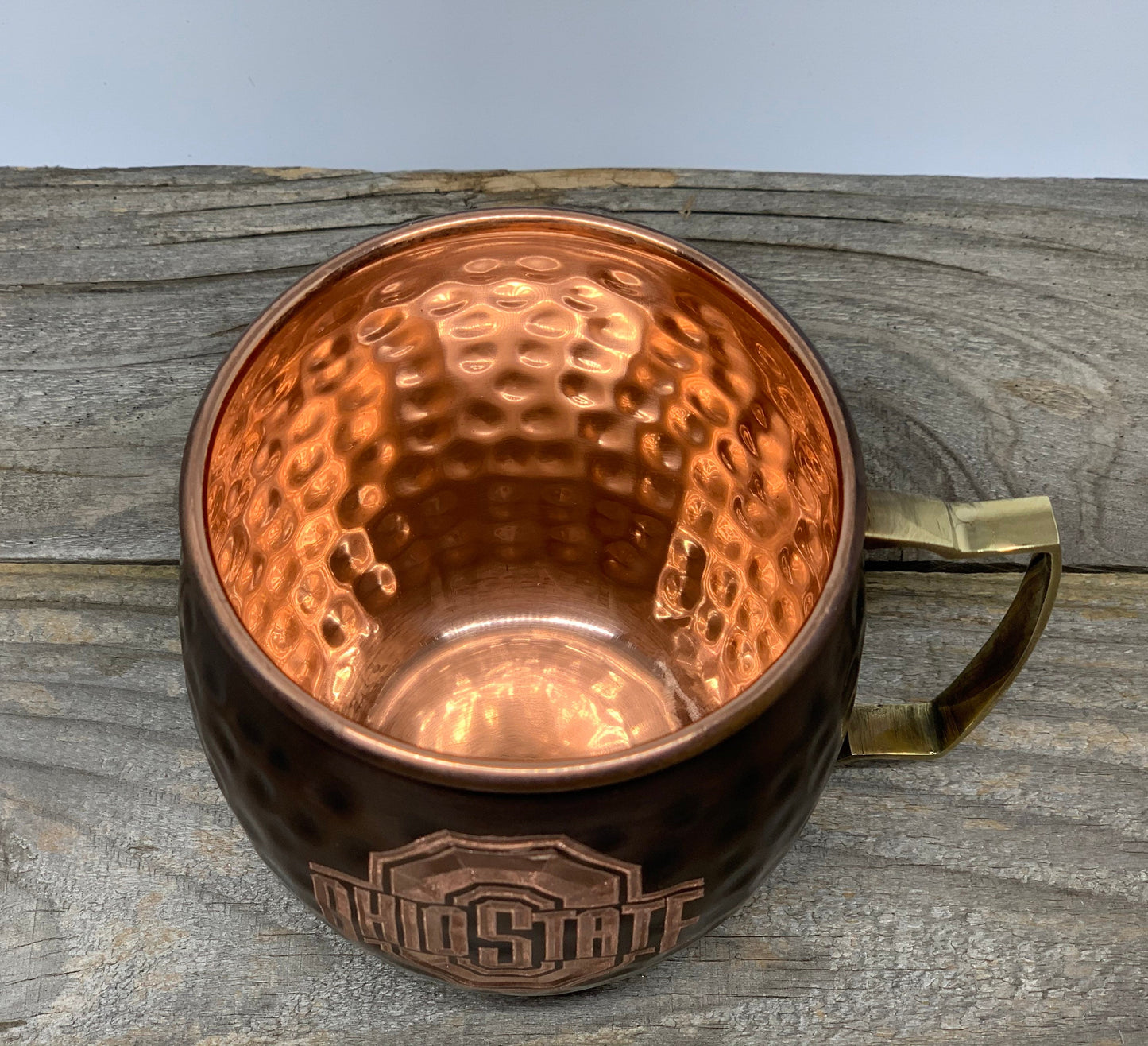 Ohio State logo  Moscow Mule Mug | Pick Any Team | college team Copper Mug | Copper Gift | Anniversary Gift | Father's Day Gift | Ohio State