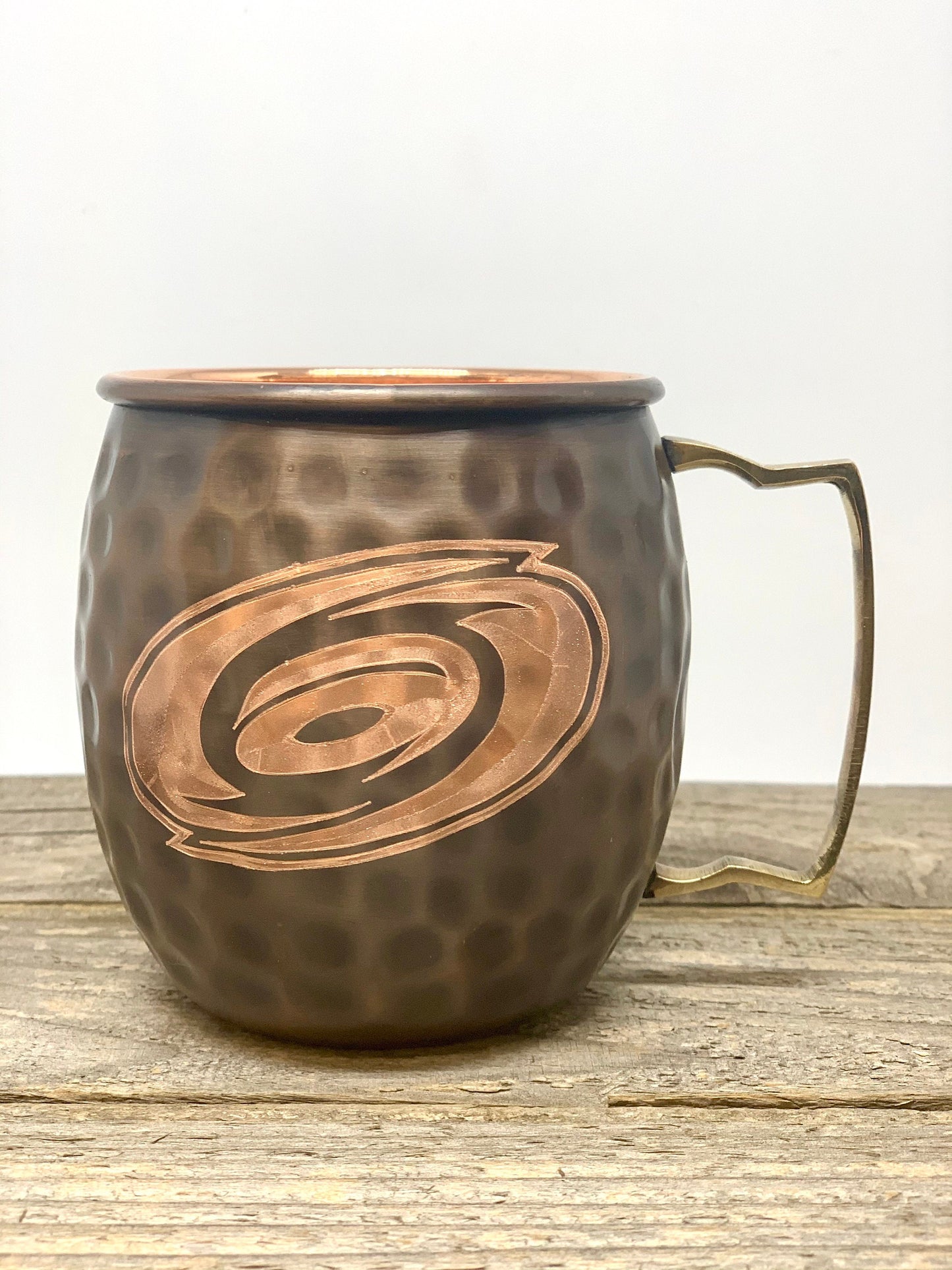 Carolina Hurricanes Moscow Mule | Pick Any Team | NHL Copper Mug | Copper Gift | Anniversary Gift | Father's Day Gift | Hurricanes Gift