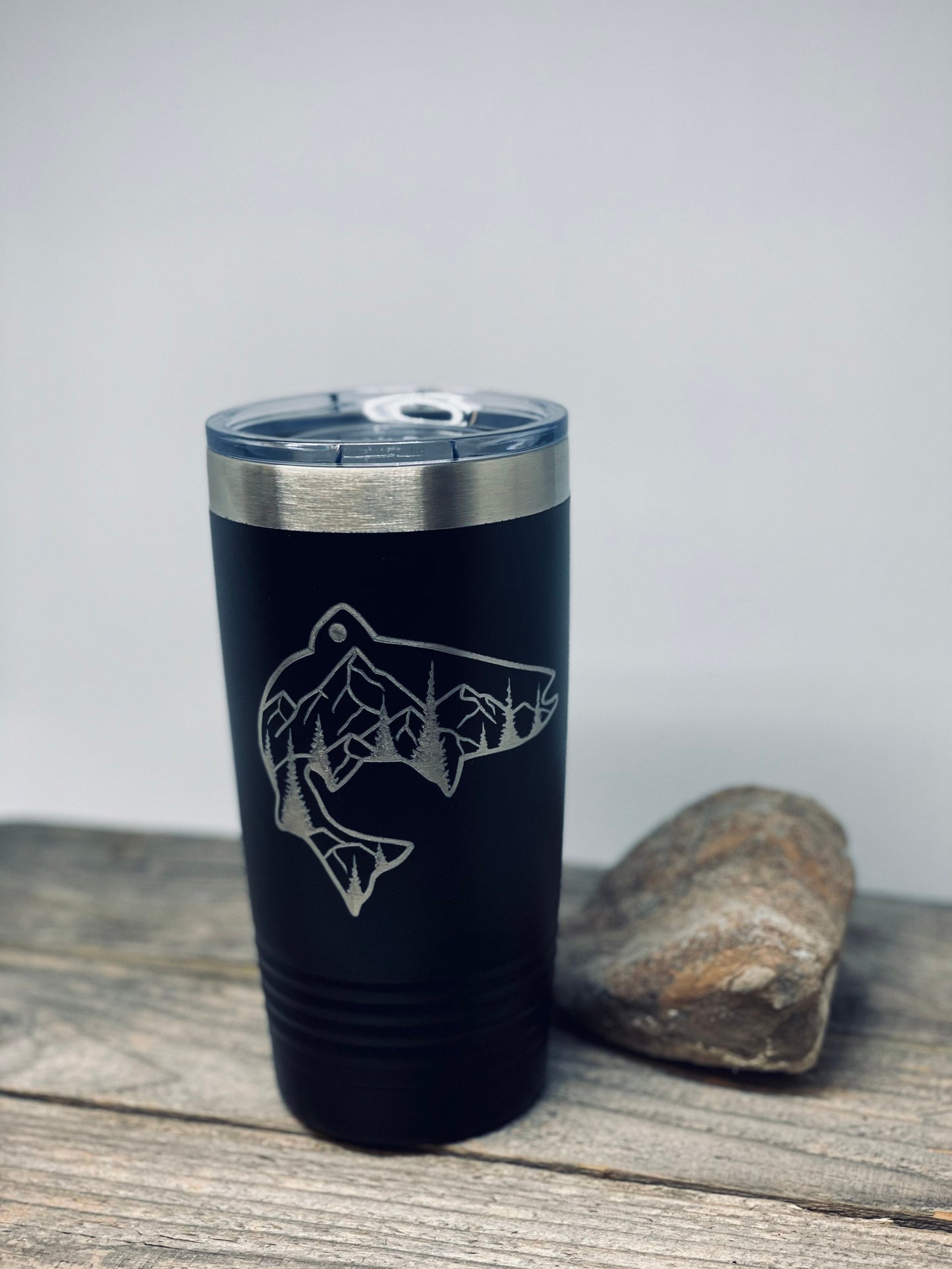 Rocky Mountain Fish 20 OZ insulated Tumbler with Option to Personalize