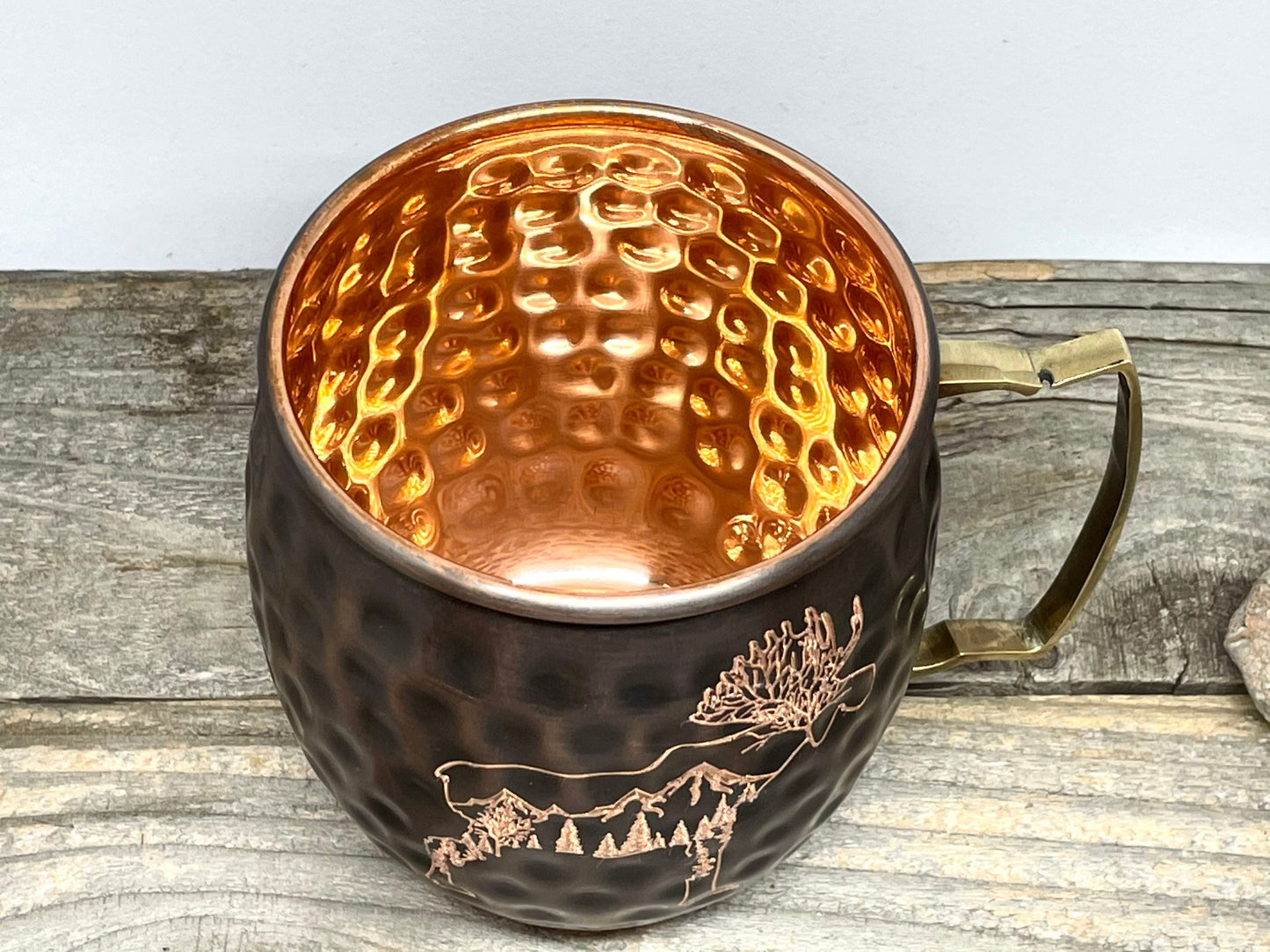 Rocky Mountain Moose | Moscow Mule Mug | Copper Mug | Outdoorsman Gift | Personalized Gift| Anniversary Gift | Wedding Gift