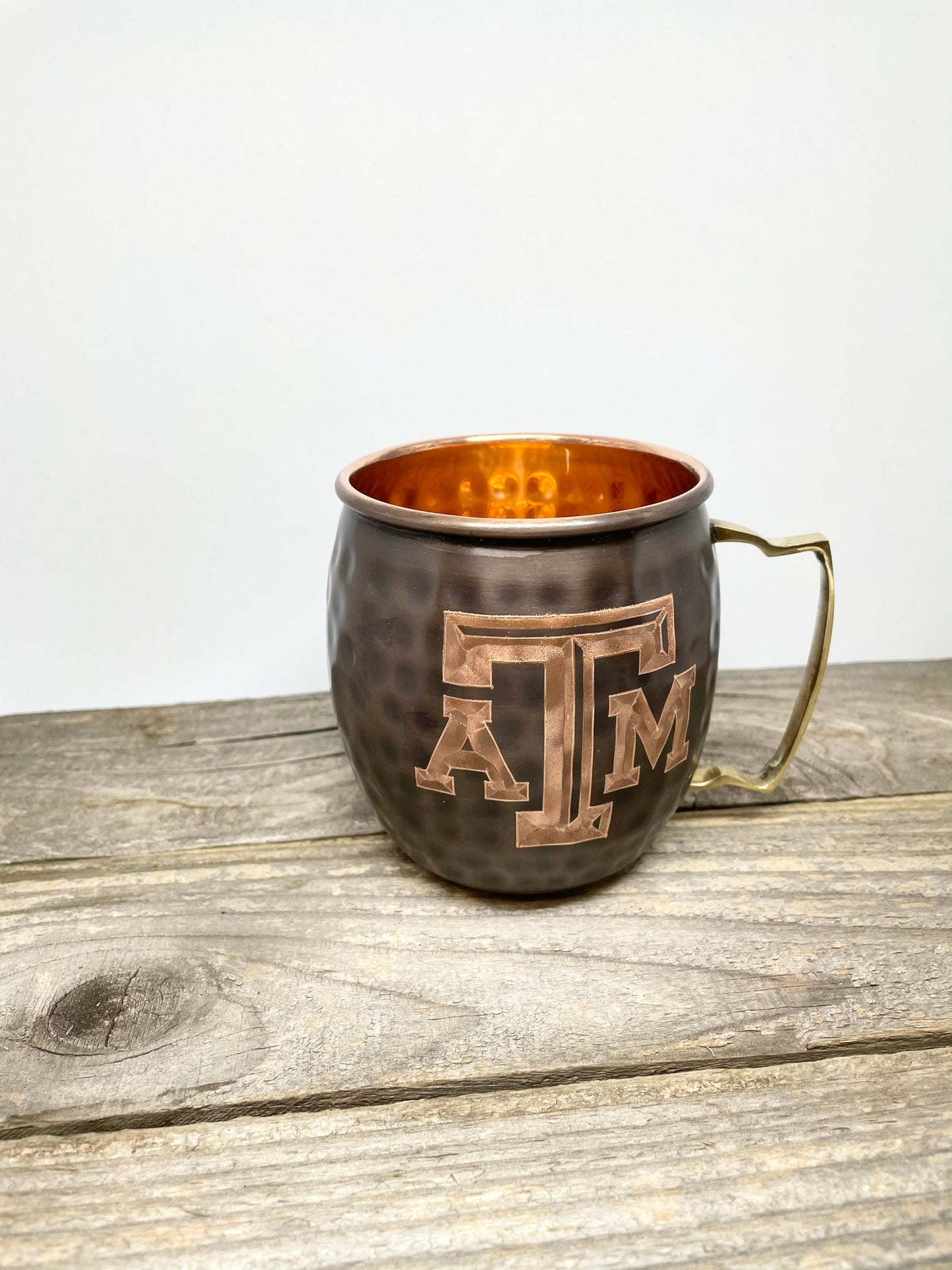 Texas A&M Aggies Logo|  Moscow Mule Mug | Pick Any Team | college team Copper Mug | Copper Gift | Anniversary Gift | Father's Day Gift |