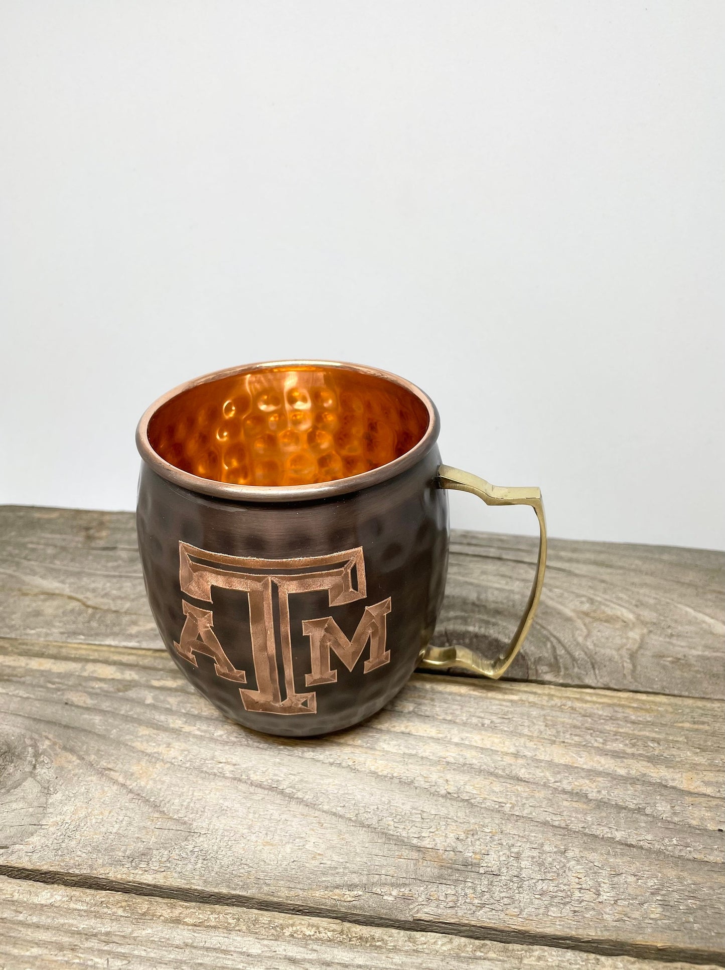 Texas A&M Aggies Logo|  Moscow Mule Mug | Pick Any Team | college team Copper Mug | Copper Gift | Anniversary Gift | Father's Day Gift |