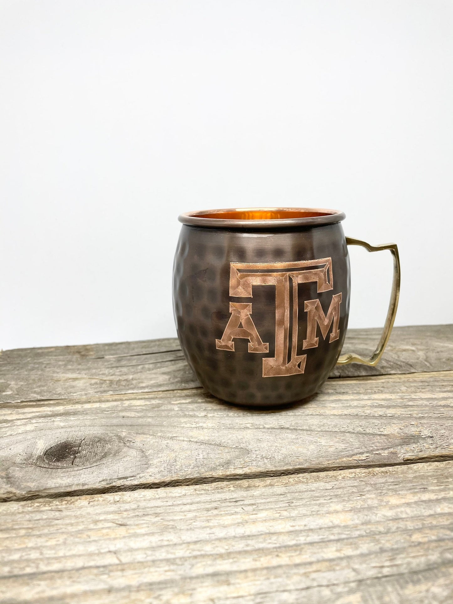 Texas A&M Aggies Logo|  Moscow Mule Mug | Pick Any Team | college team Copper Mug | Copper Gift | Anniversary Gift | Father's Day Gift |