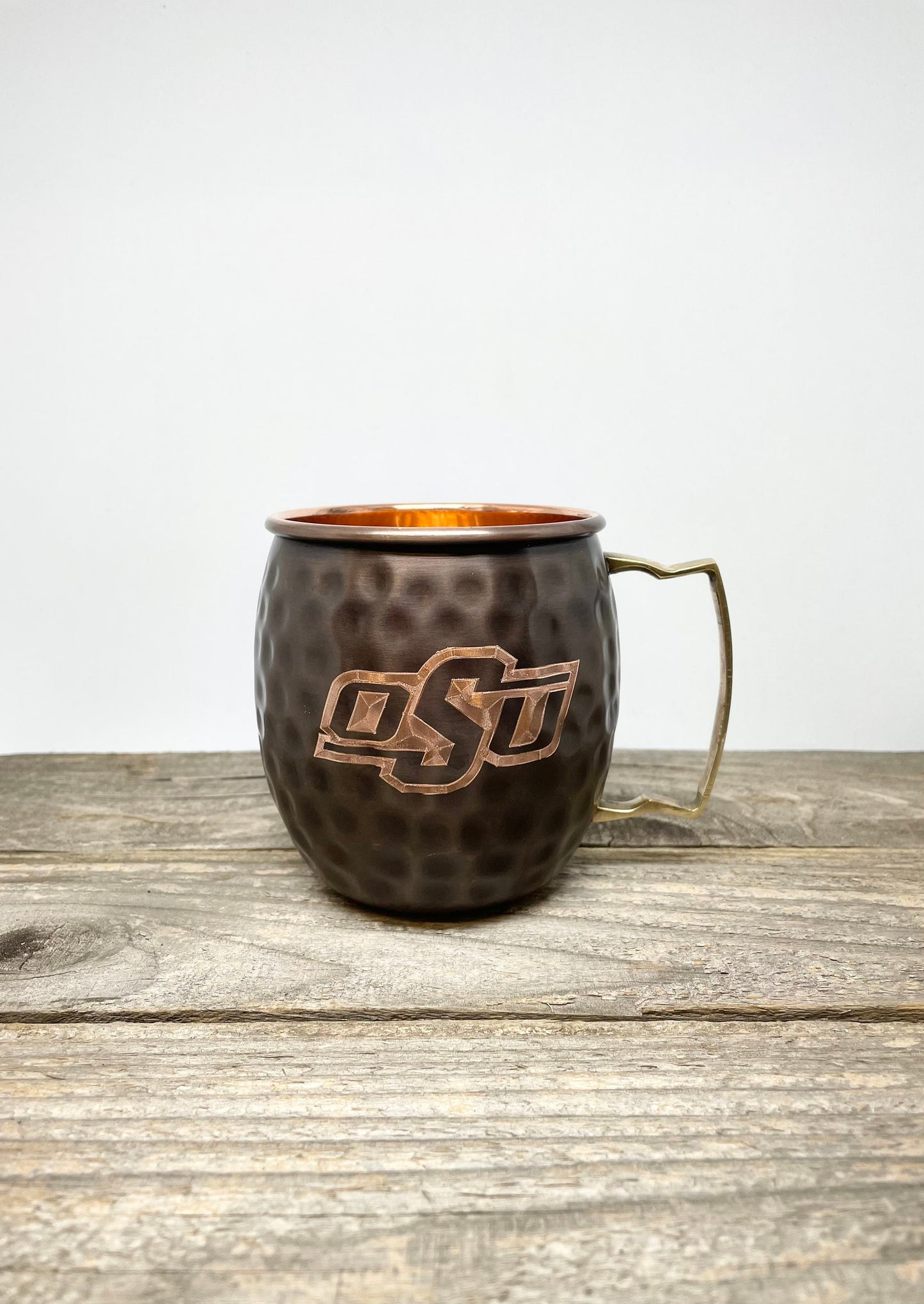 Oklahoma State University | OSU |  Moscow Mule Mug | Pick Any Team | college team Copper Mug | Anniversary Gift | Father's Day Gift