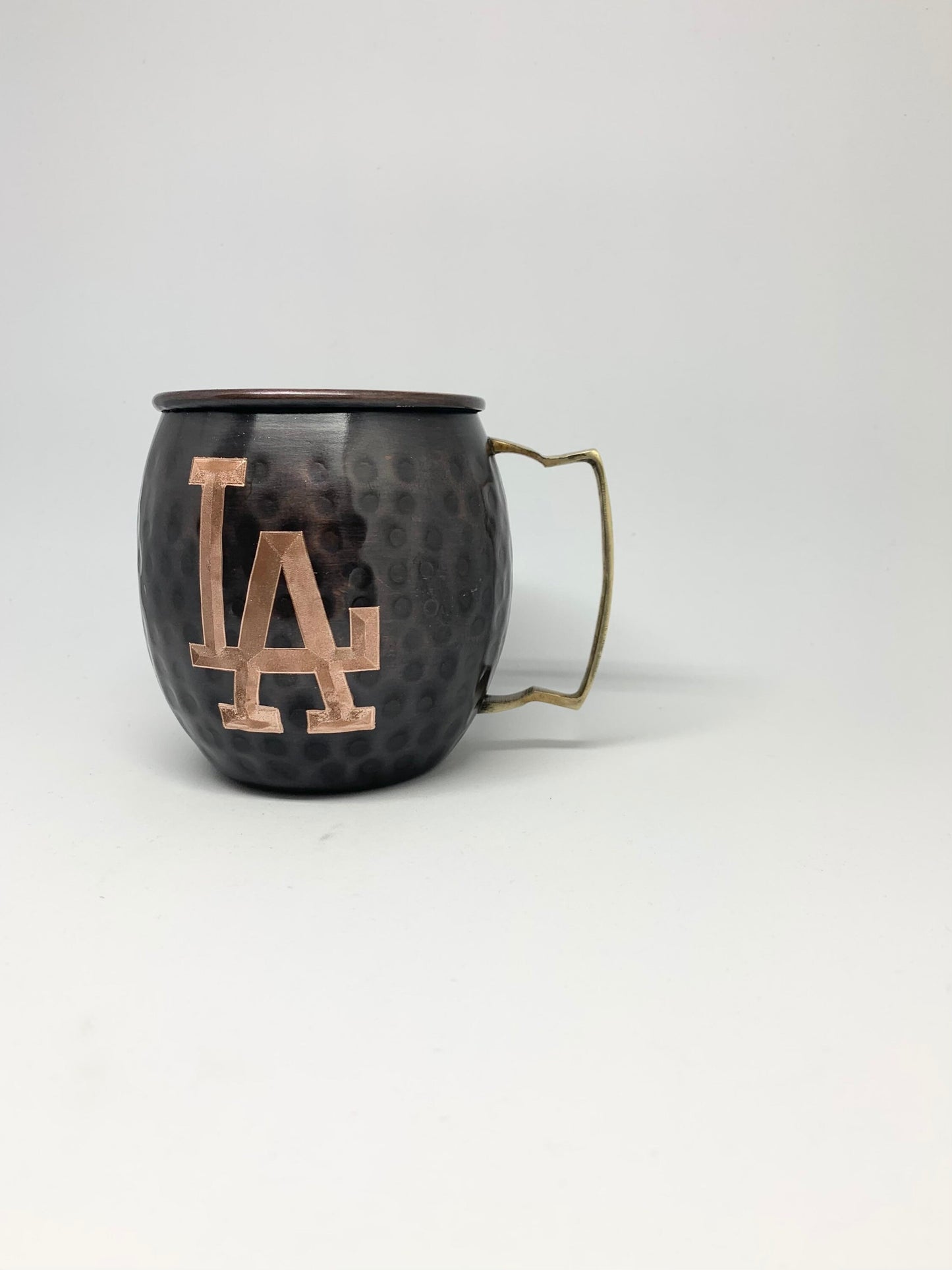 LA Dodgers Logo Moscow Mule Mug | Antiqued | Hammered | Other teams available | Request Customization