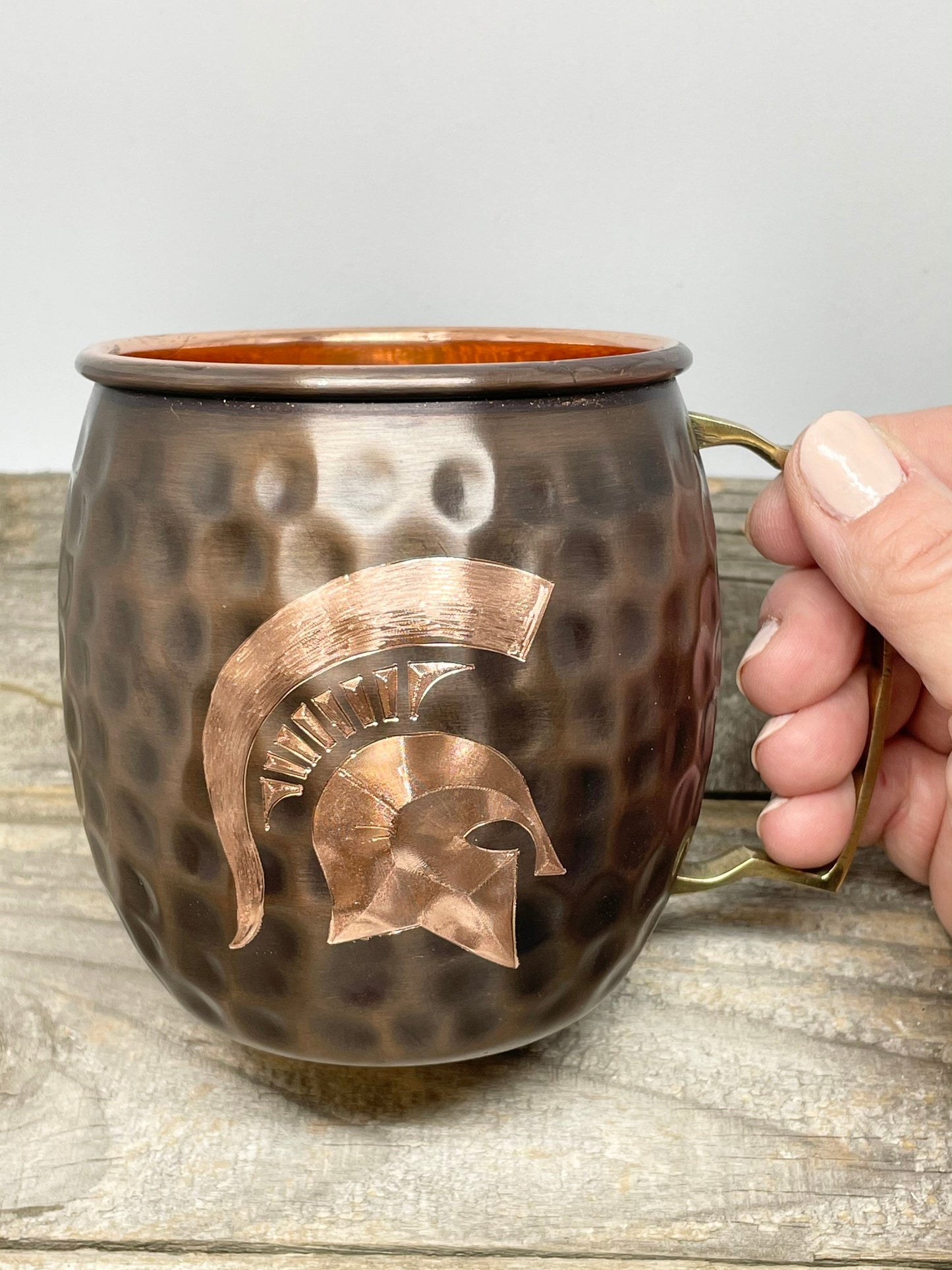 Michigan State Spartans |  Moscow Mule Mug | Pick Any Team | college team Copper Mug | Anniversary Gift | Father's Day Gift