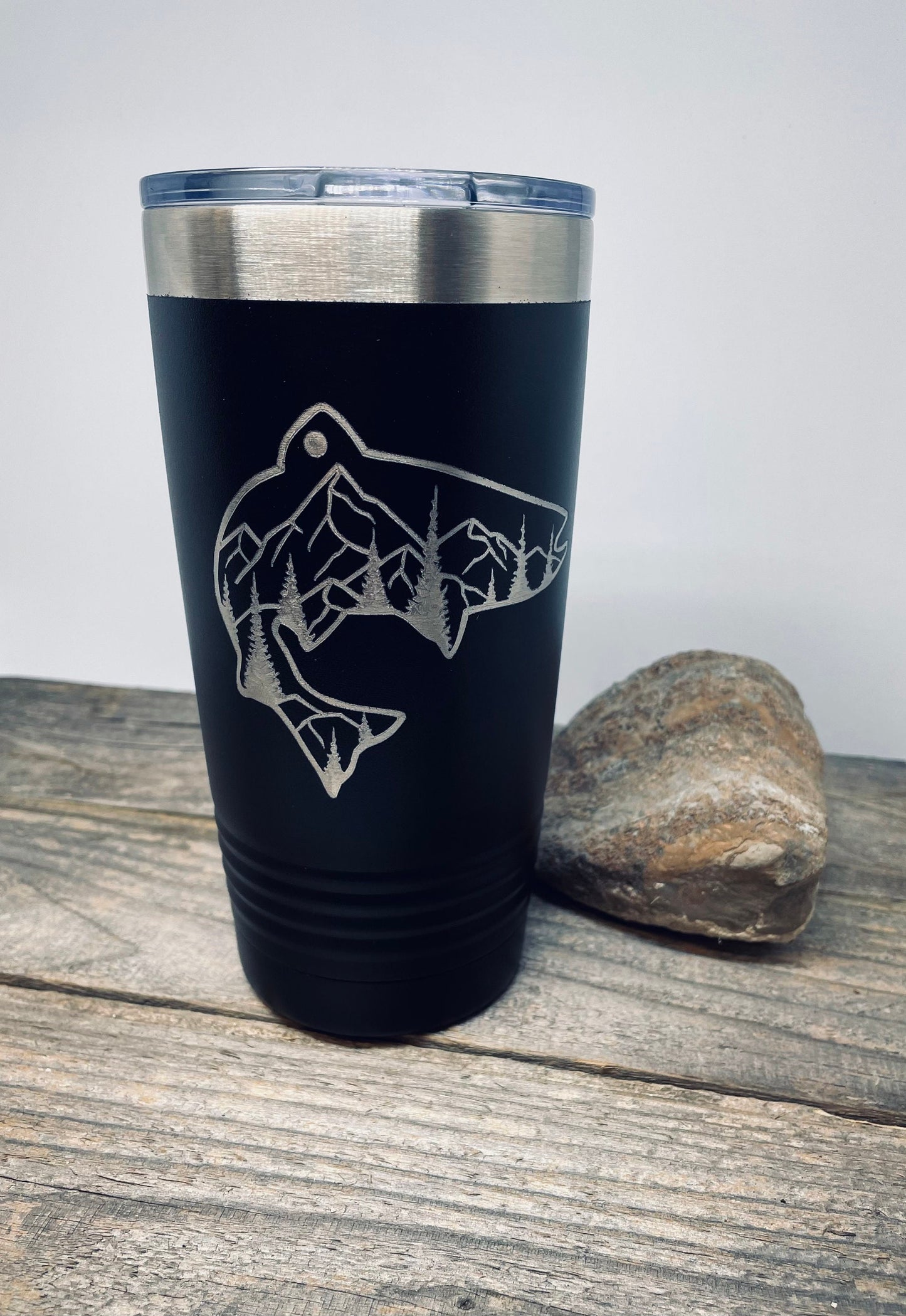 Rocky Mountain Fish 20 OZ insulated Tumbler with Option to Personalize