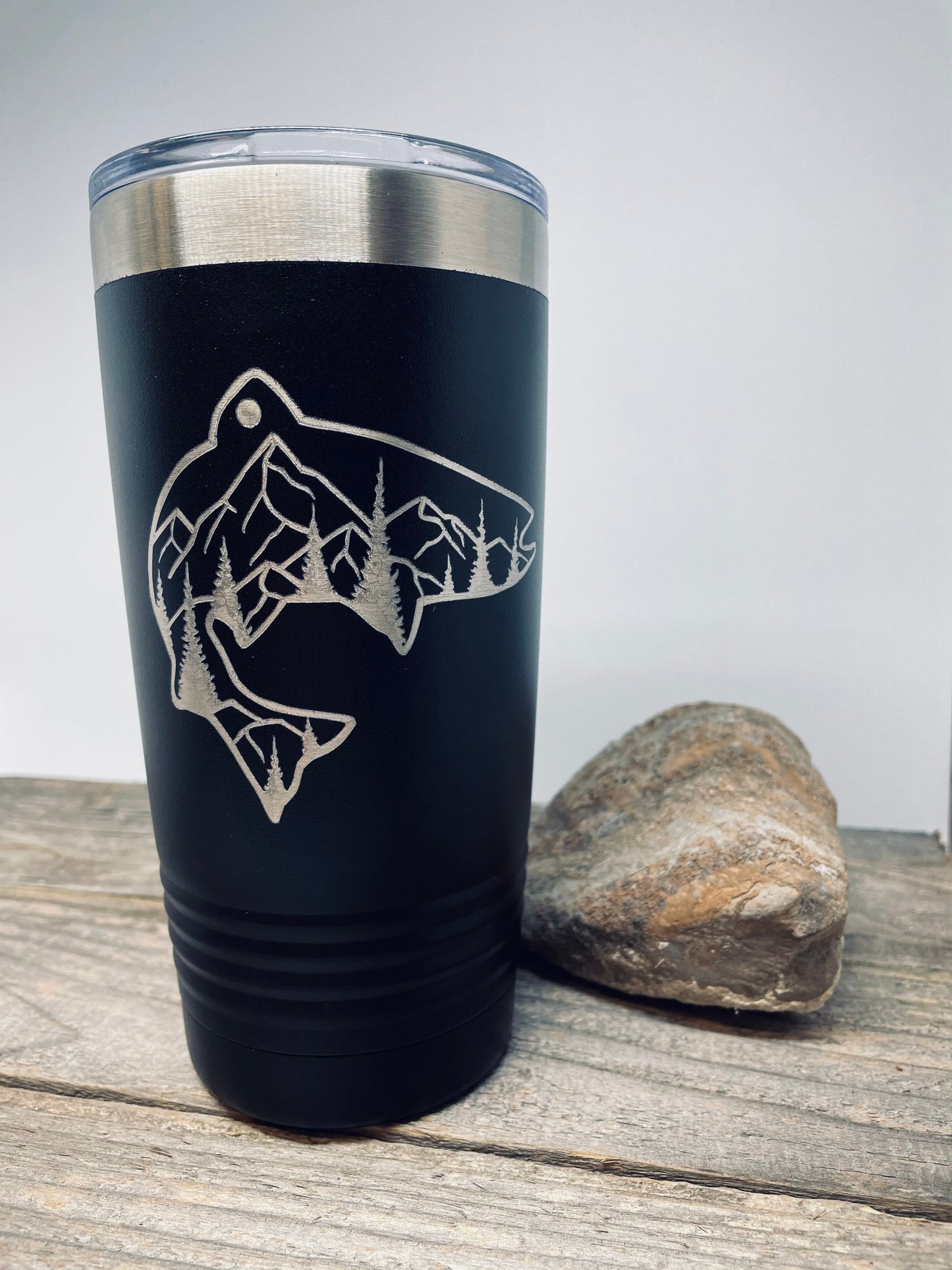 Rocky Mountain Fish 20 OZ insulated Tumbler with Option to Personalize