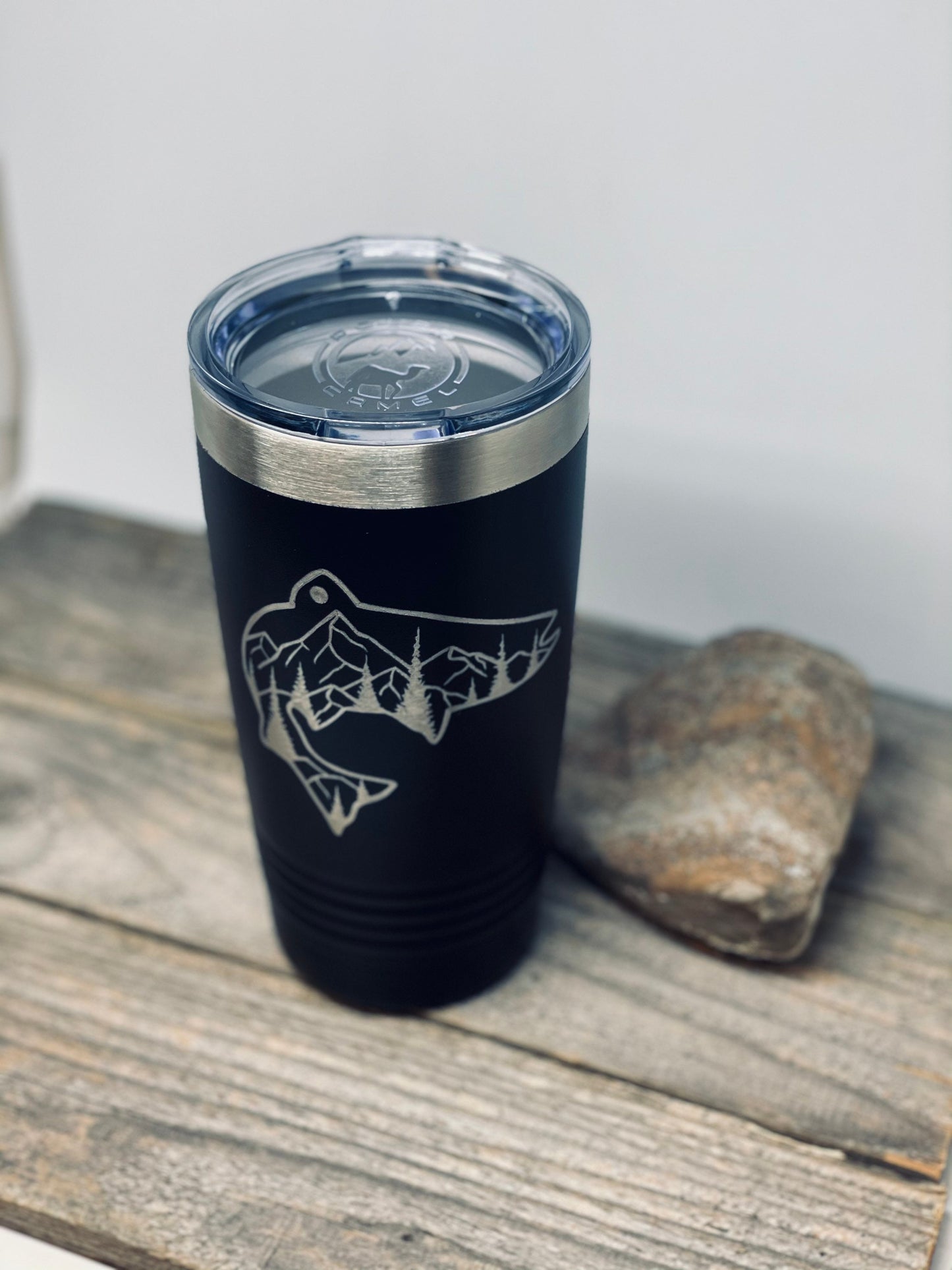 Rocky Mountain Fish 20 OZ insulated Tumbler with Option to Personalize