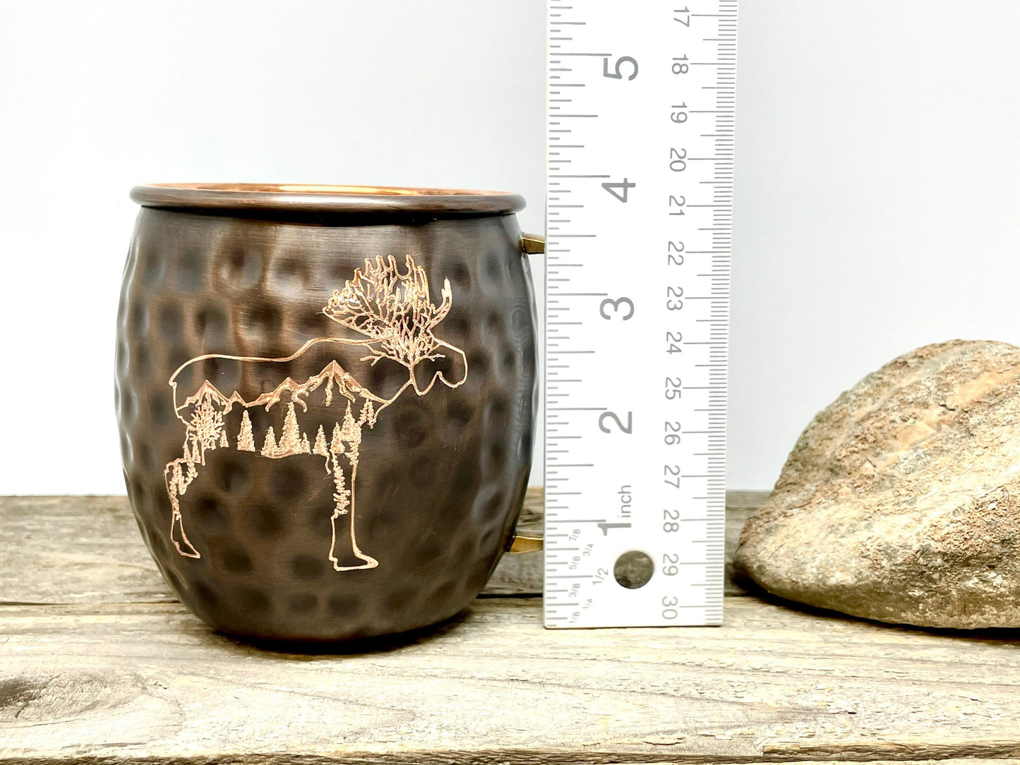 Rocky Mountain Moose | Moscow Mule Mug | Copper Mug | Outdoorsman Gift | Personalized Gift| Anniversary Gift | Wedding Gift