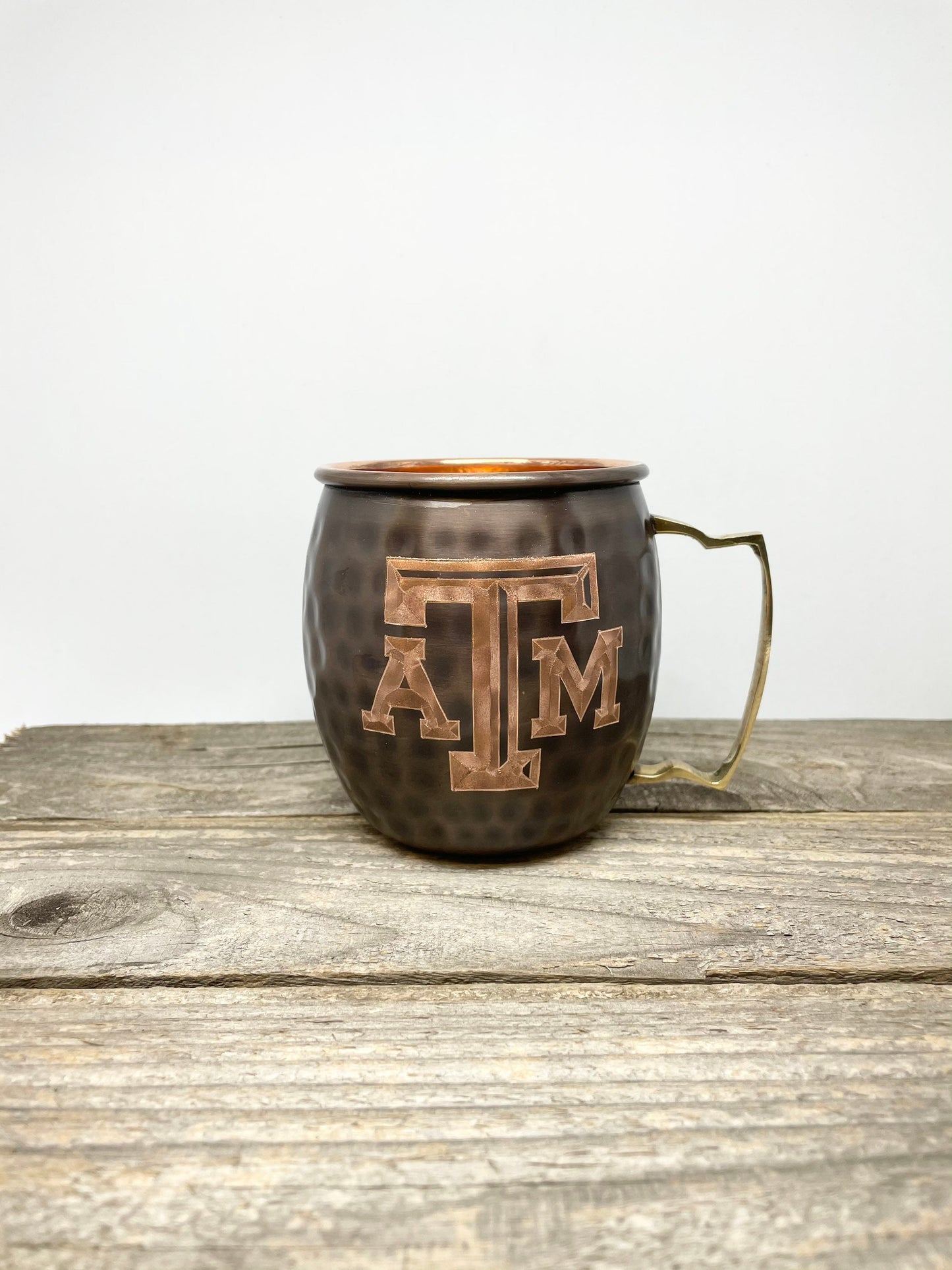 Texas A&M Aggies Logo|  Moscow Mule Mug | Pick Any Team | college team Copper Mug | Copper Gift | Anniversary Gift | Father's Day Gift |