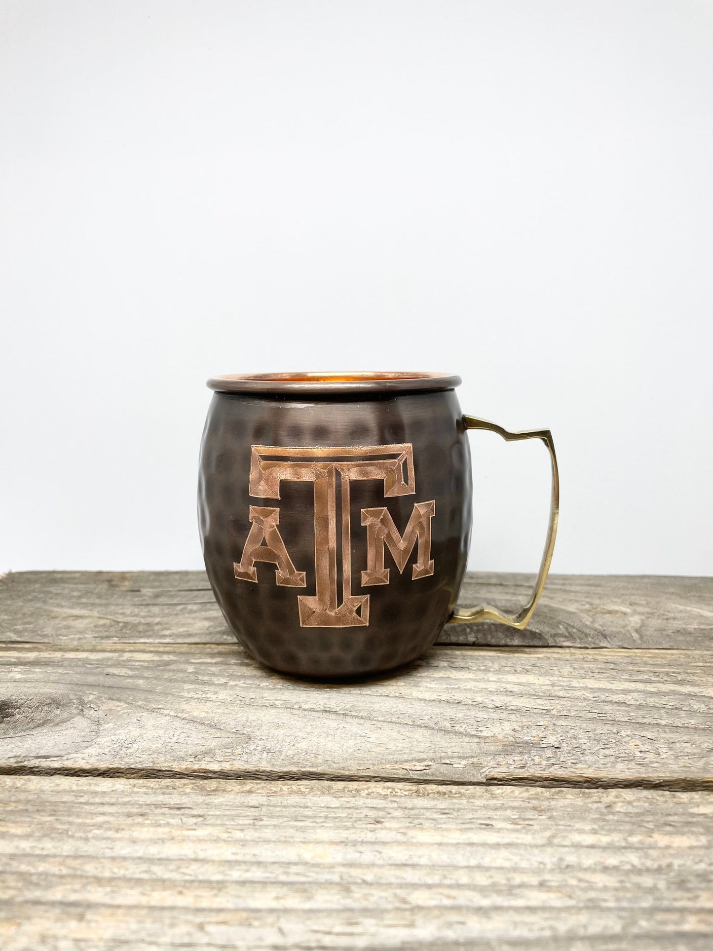 Texas A&M Aggies Logo|  Moscow Mule Mug | Pick Any Team | college team Copper Mug | Copper Gift | Anniversary Gift | Father's Day Gift |