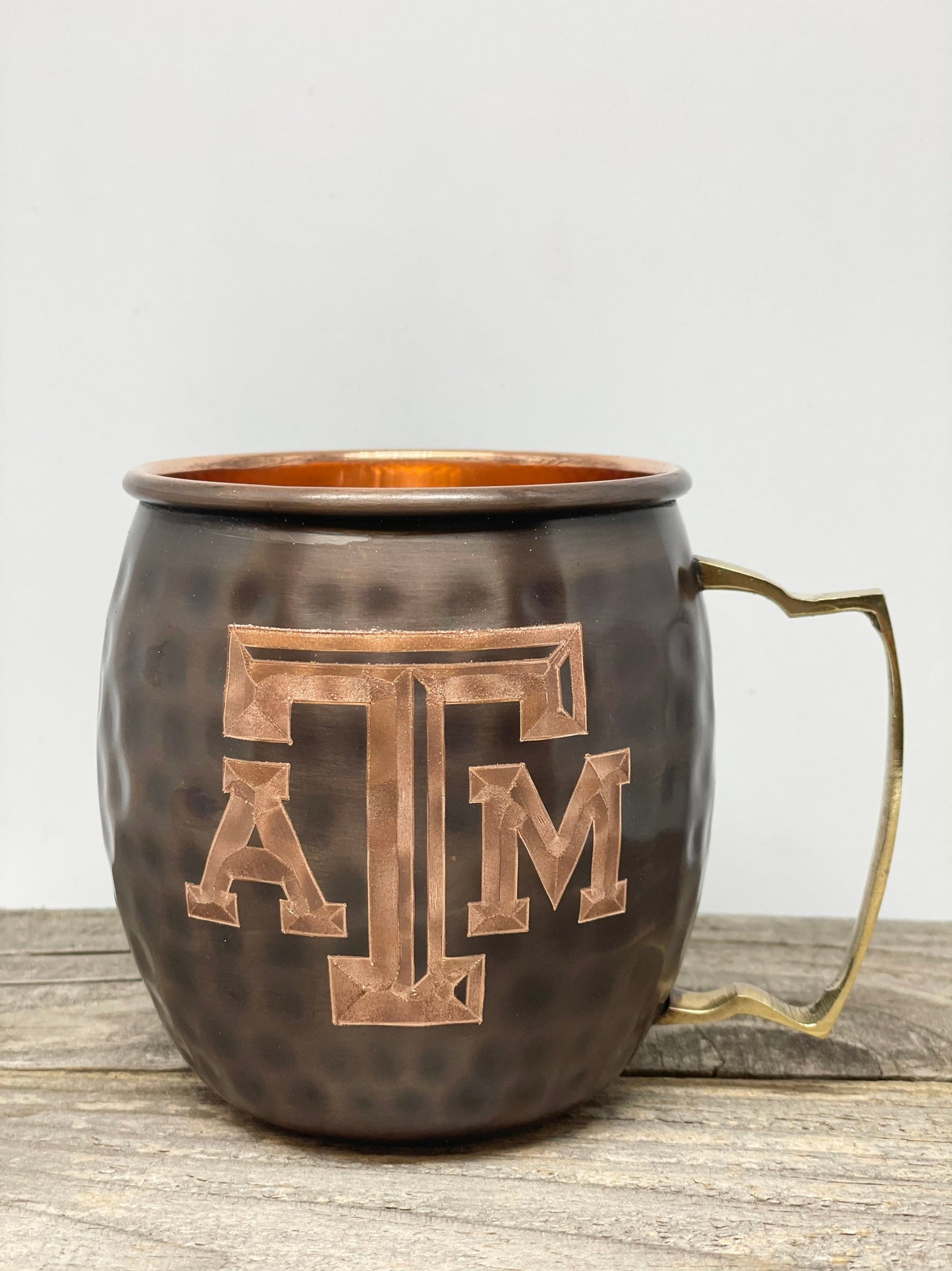 Texas A&M Aggies Logo|  Moscow Mule Mug | Pick Any Team | college team Copper Mug | Copper Gift | Anniversary Gift | Father's Day Gift |