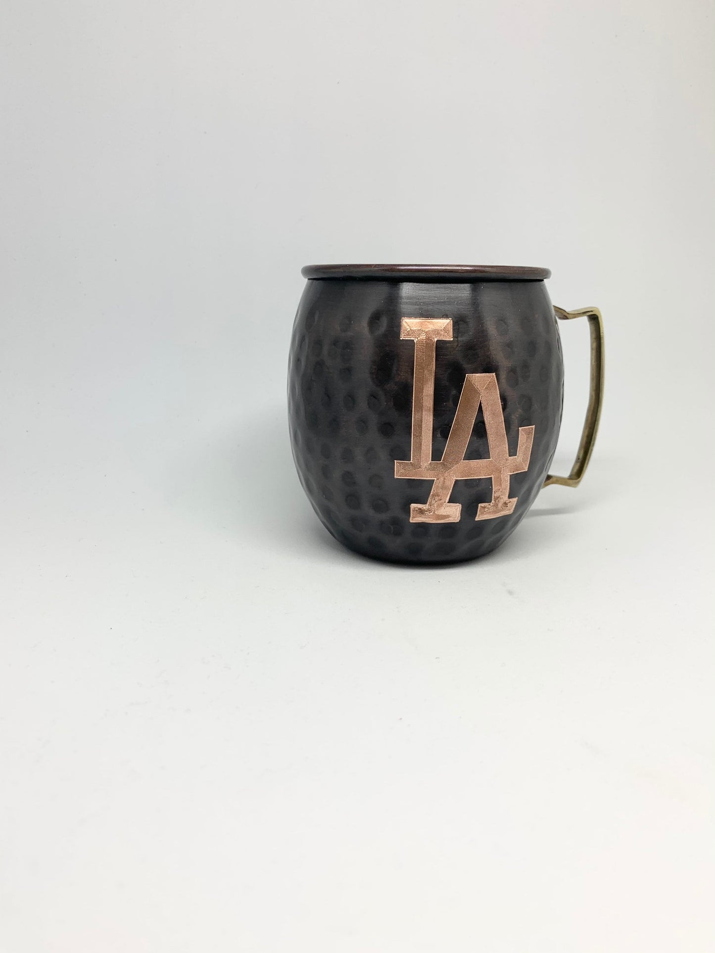 LA Dodgers Logo Moscow Mule Mug | Antiqued | Hammered | Other teams available | Request Customization