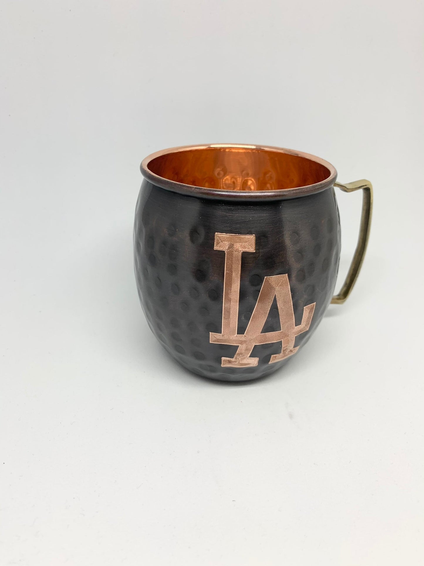 LA Dodgers Logo Moscow Mule Mug | Antiqued | Hammered | Other teams available | Request Customization