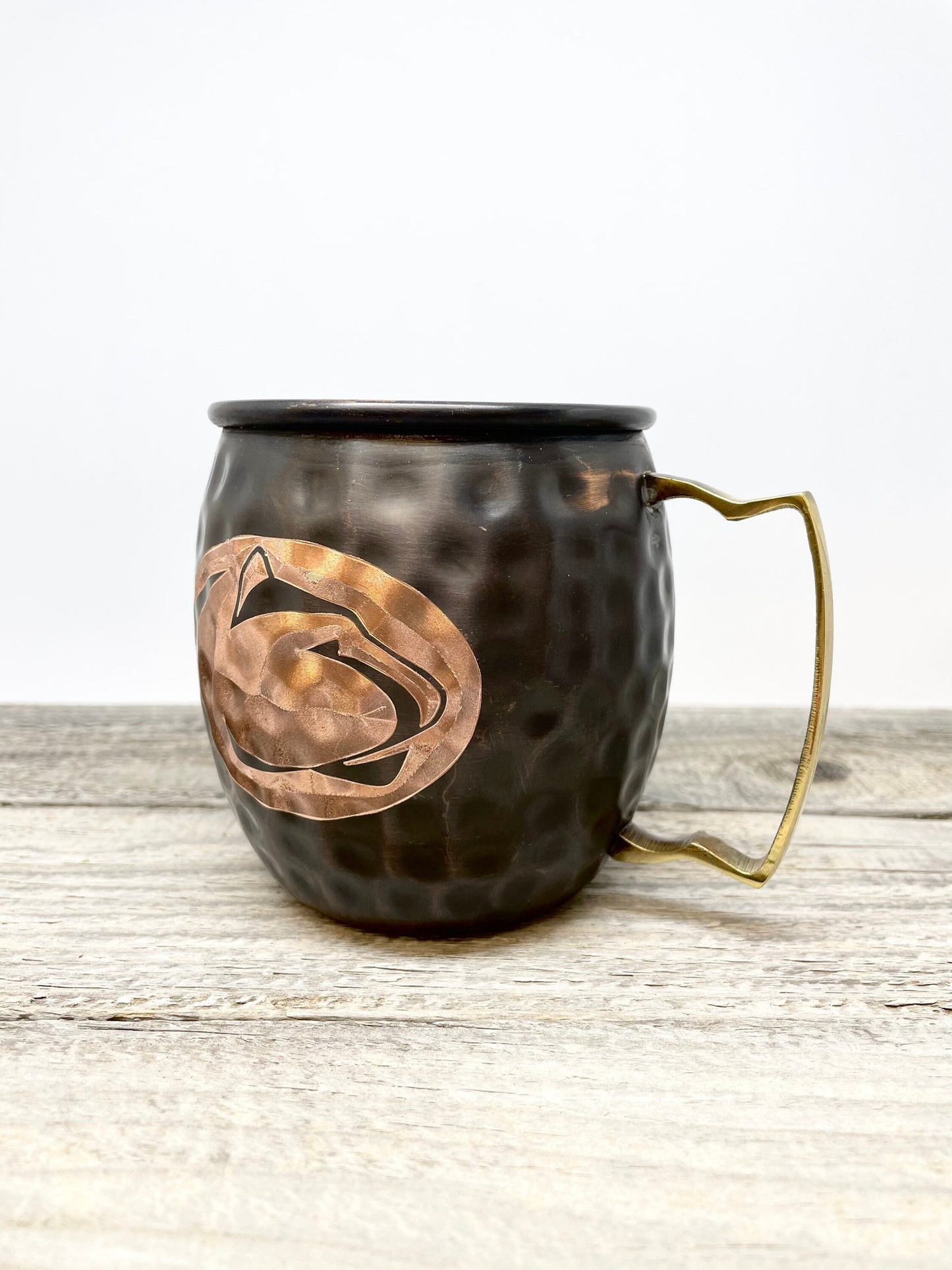 Penn State logo  Moscow Mule Mug | Pick Any Team | college team Copper Mug | Copper Gift | Anniversary Gift | Father's Day Gift | Penn State