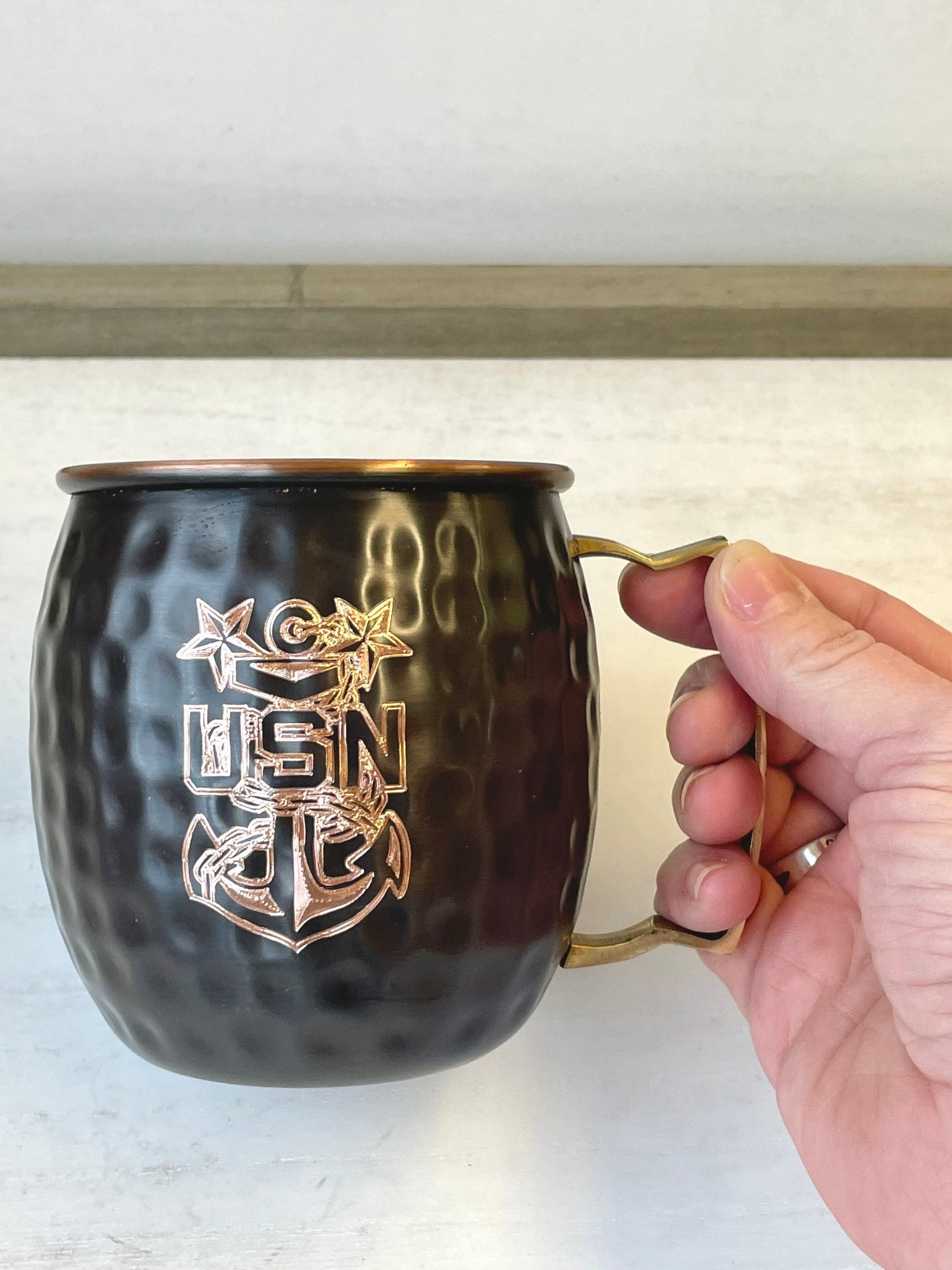 US Navy Master Chief Moscow Mule Mug | Copper Mug | United States Navy | Gifts for Him | Gifts for Her |Outdoors