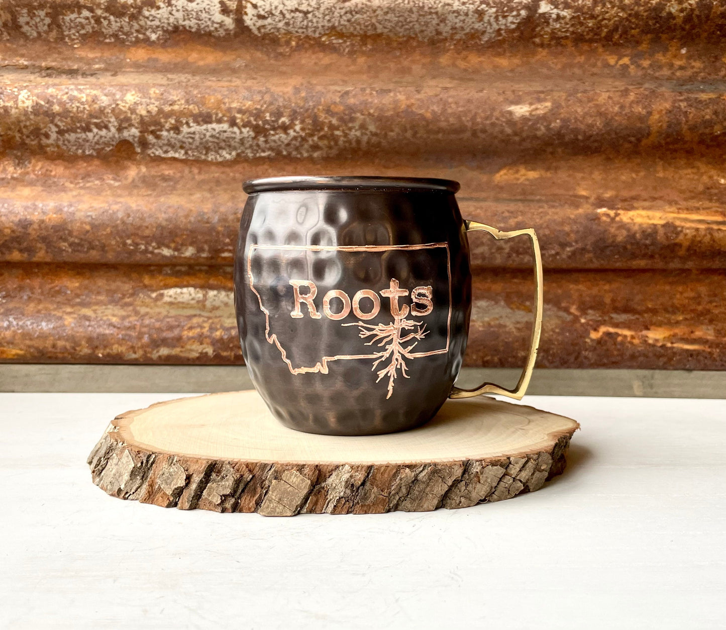 Montana Roots Moscow Mule Mug | Montana Gift | Copper Mug | Roots | Gifts for Him | Gifts for Her |Outdoors