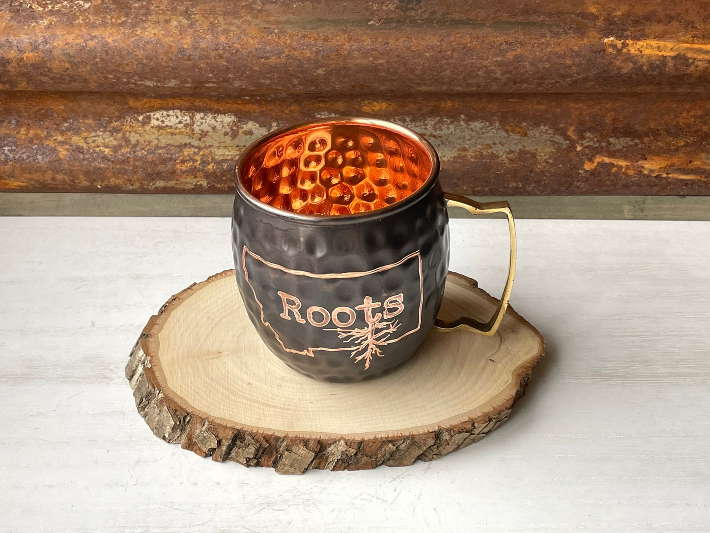 Montana Roots Moscow Mule Mug | Montana Gift | Copper Mug | Roots | Gifts for Him | Gifts for Her |Outdoors