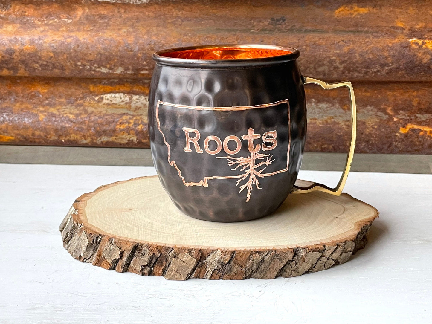 Montana Roots Moscow Mule Mug | Montana Gift | Copper Mug | Roots | Gifts for Him | Gifts for Her |Outdoors