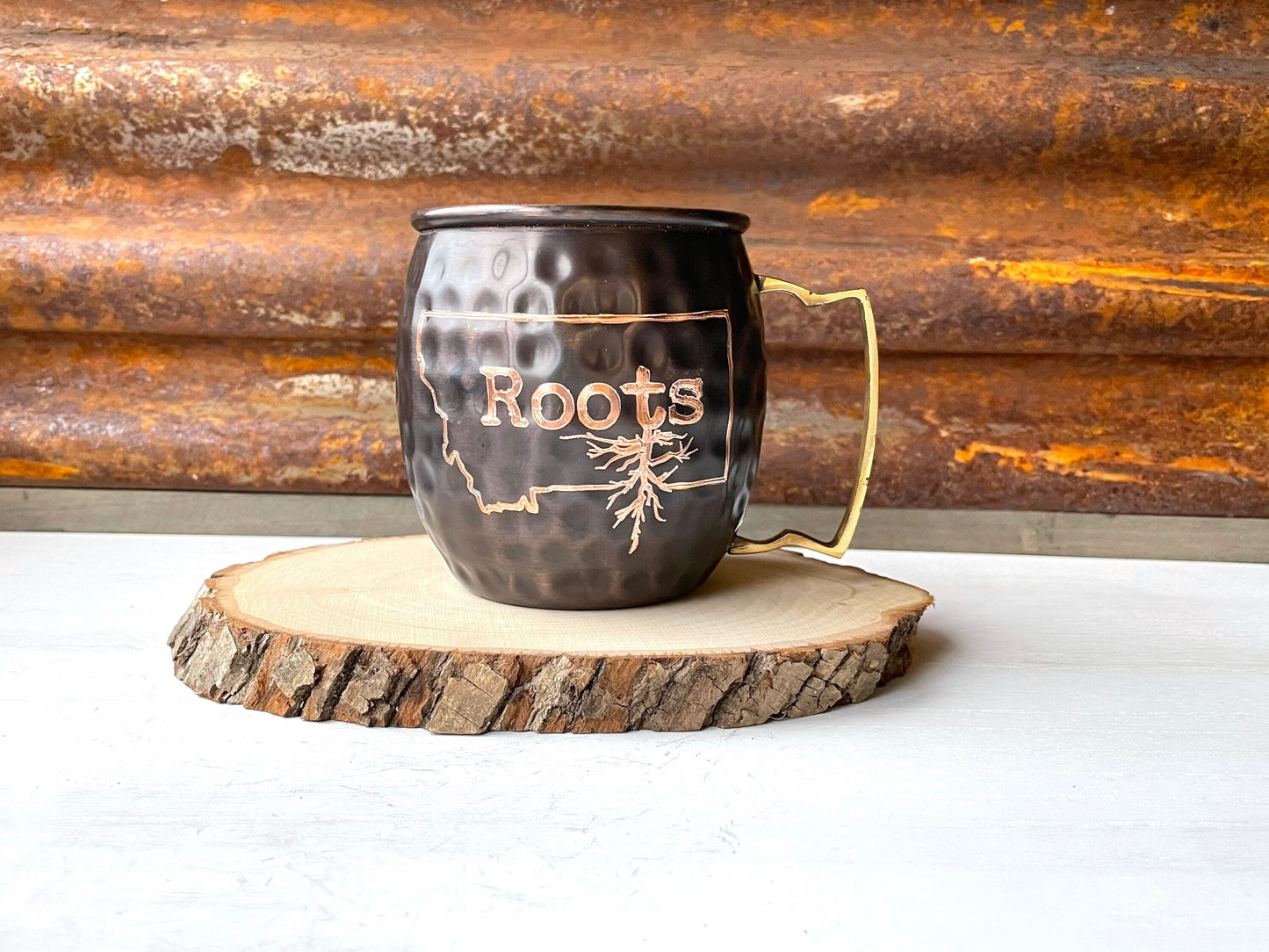 Montana Roots Moscow Mule Mug | Montana Gift | Copper Mug | Roots | Gifts for Him | Gifts for Her |Outdoors