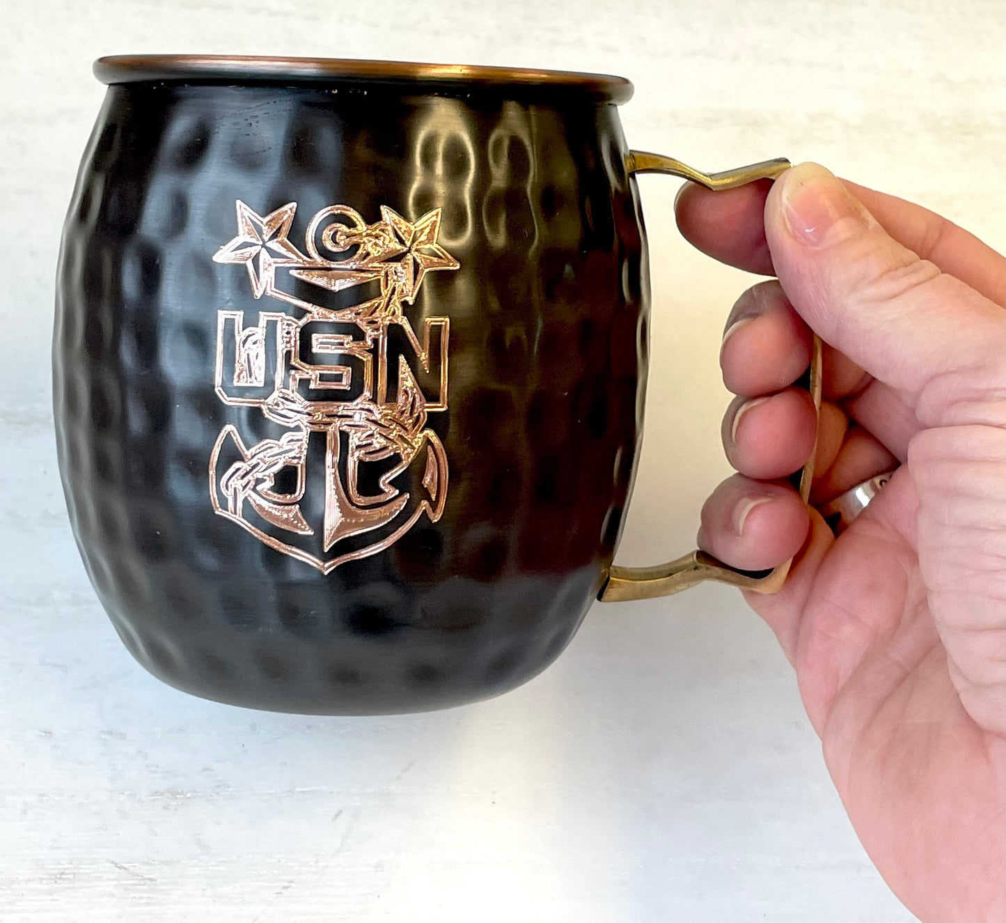 US Navy Master Chief Moscow Mule Mug | Copper Mug | United States Navy | Gifts for Him | Gifts for Her |Outdoors