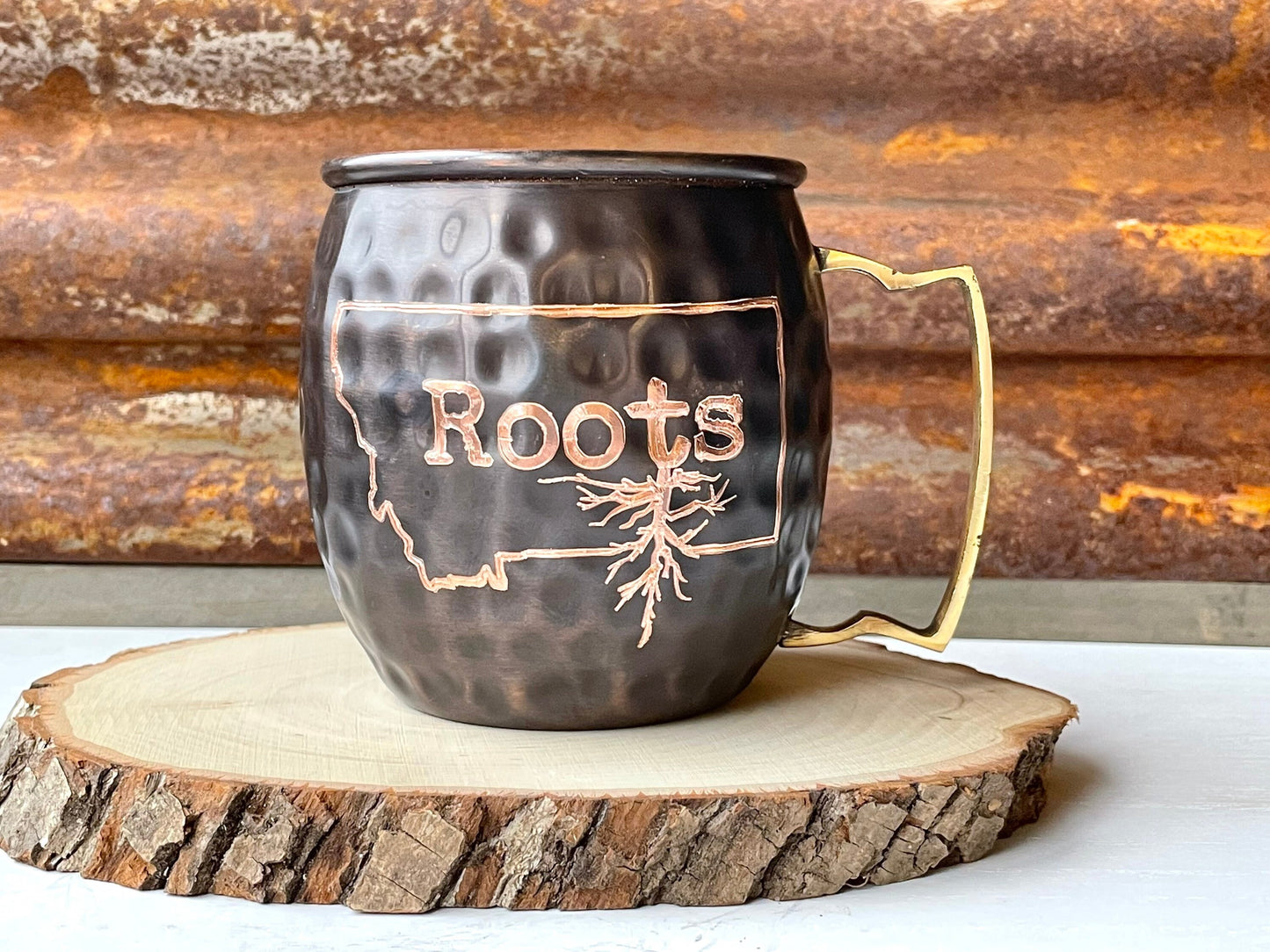 Montana Roots Moscow Mule Mug | Montana Gift | Copper Mug | Roots | Gifts for Him | Gifts for Her |Outdoors