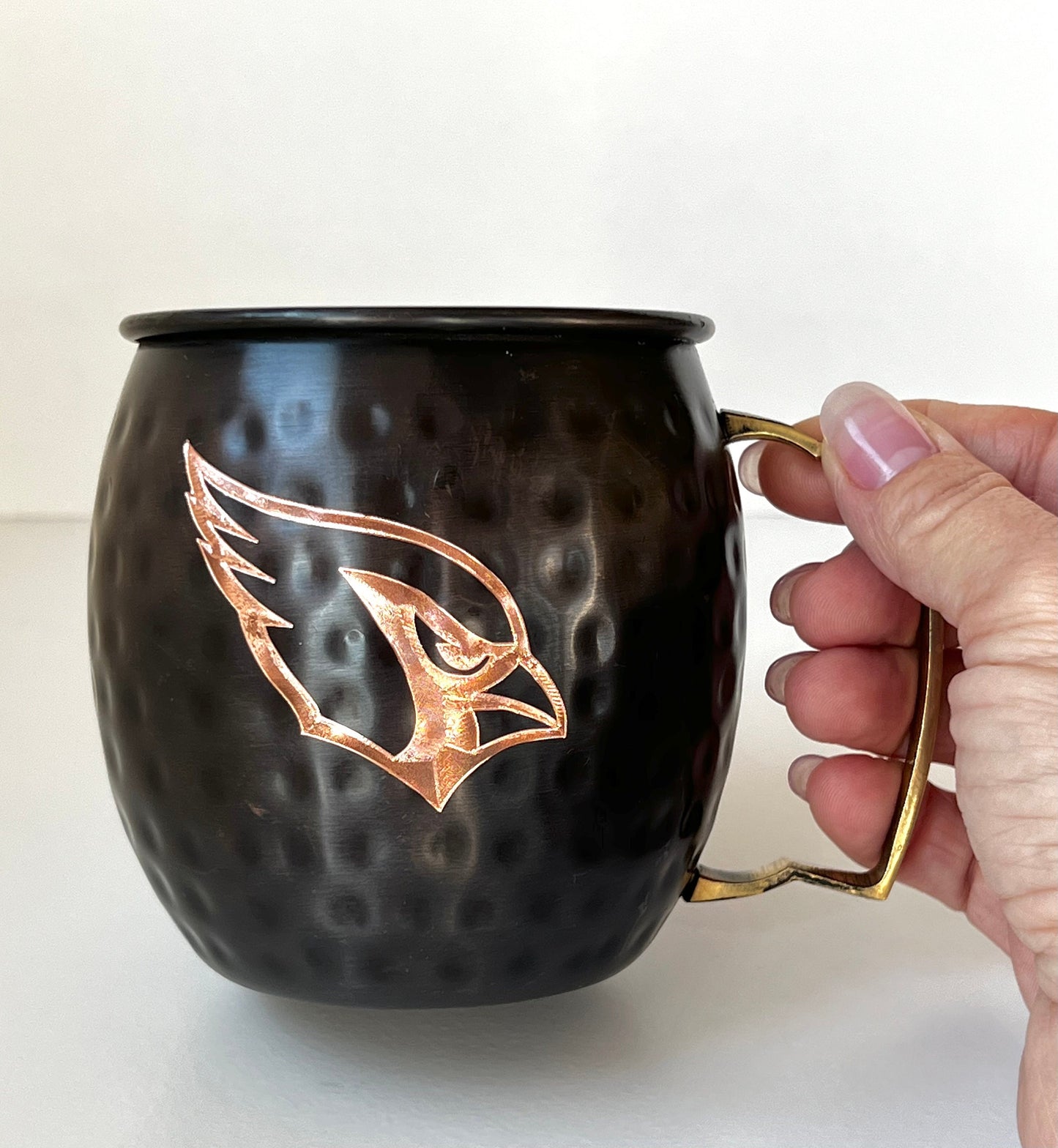 Arizona Cardinals Moscow Mule Mug | Antiqued | Hammered | Other teams available | Request Customization