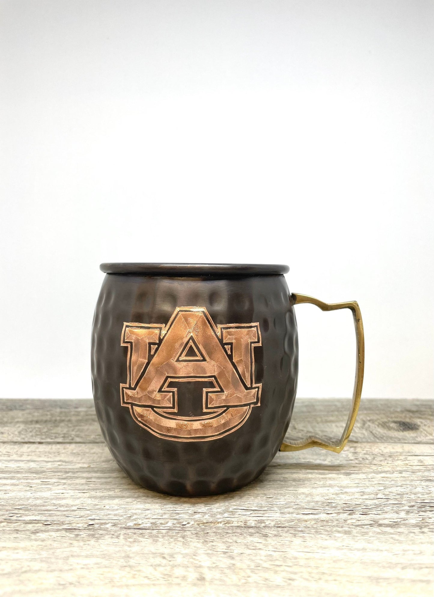 Auburn University logo  Moscow Mule Mug | Pick Any Team | college team Copper Mug | Copper Gift | Anniversary Gift | Father's Day Gift