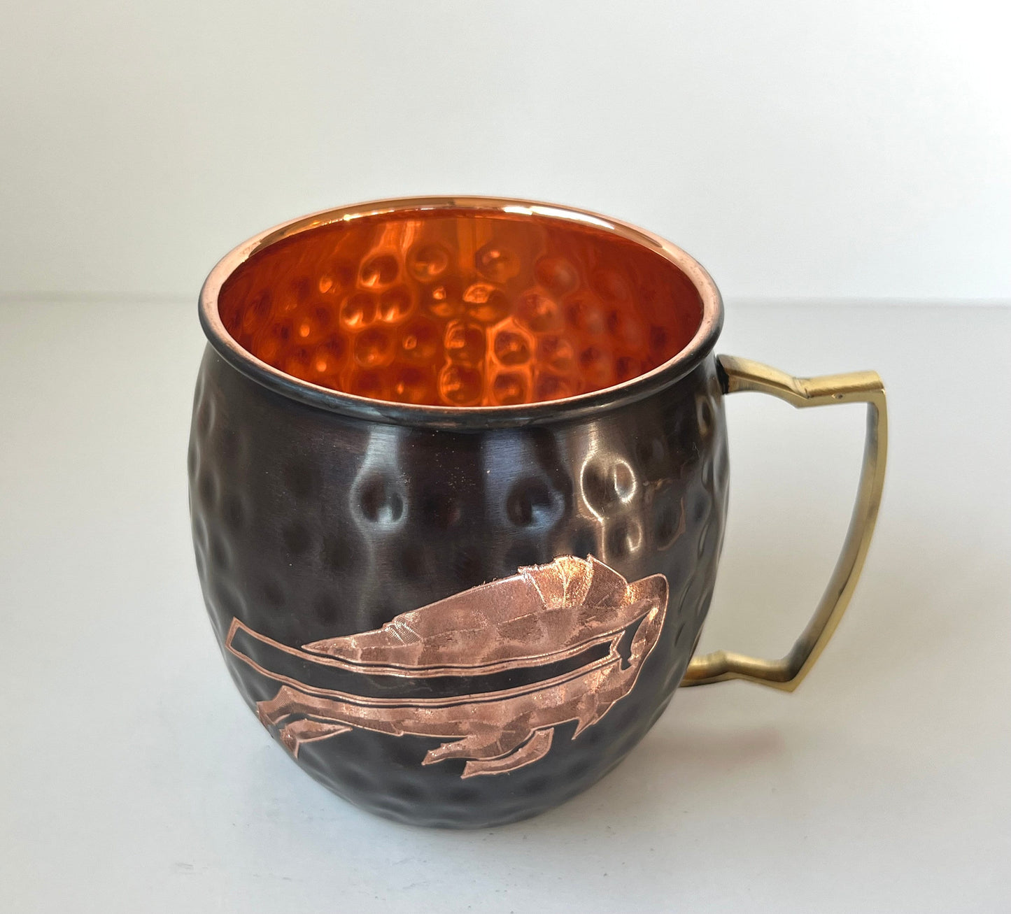 Buffalo Bills Moscow Mule Mug | Antiqued | Hammered | Other teams available | Request Customization