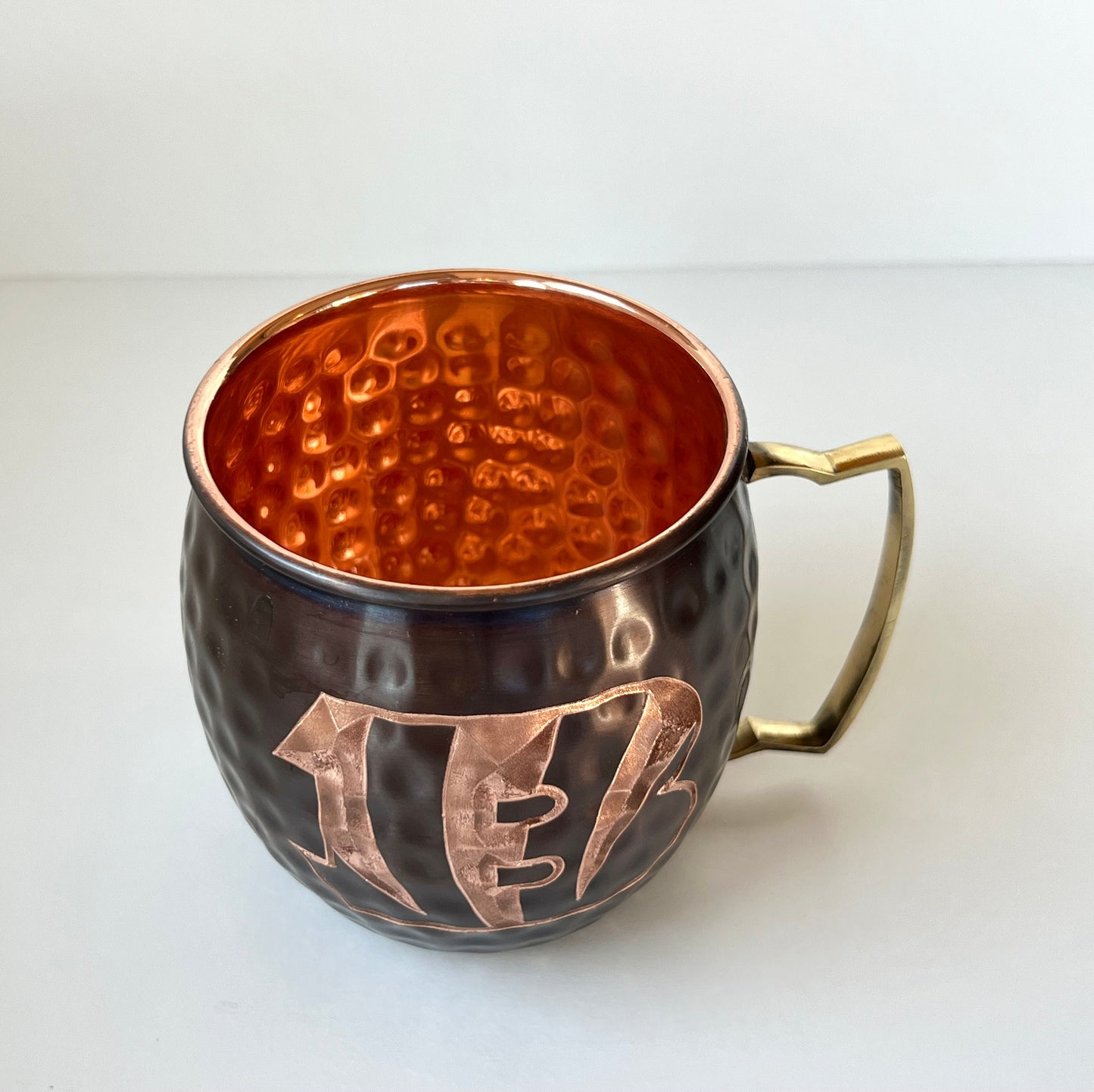 Cincinnati Bengals Moscow Mule Mug | Antiqued | Hammered | Other teams available | Request Customization